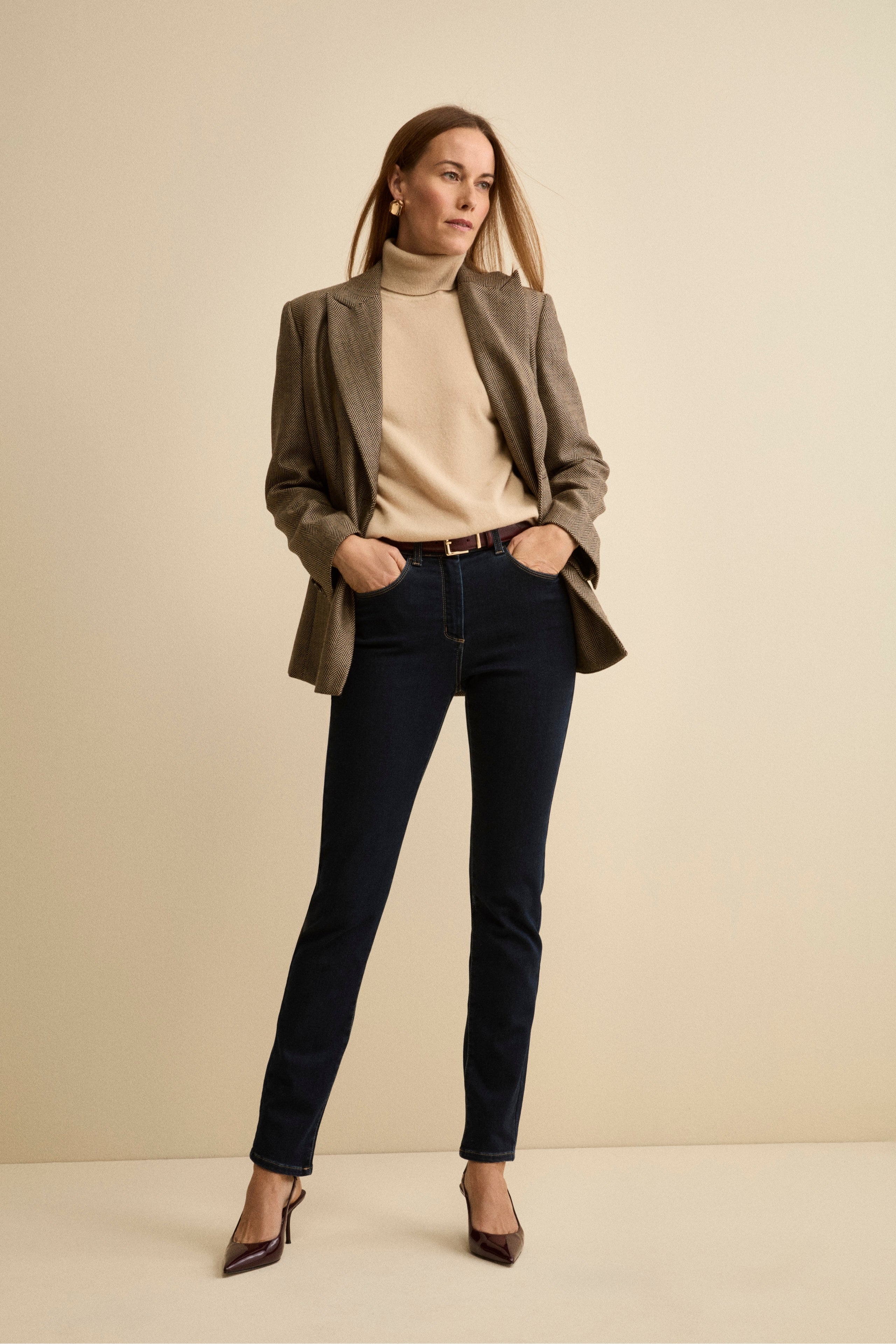 Jeans a Sigaretta Slim Fit in Misto Cotone - JEANS