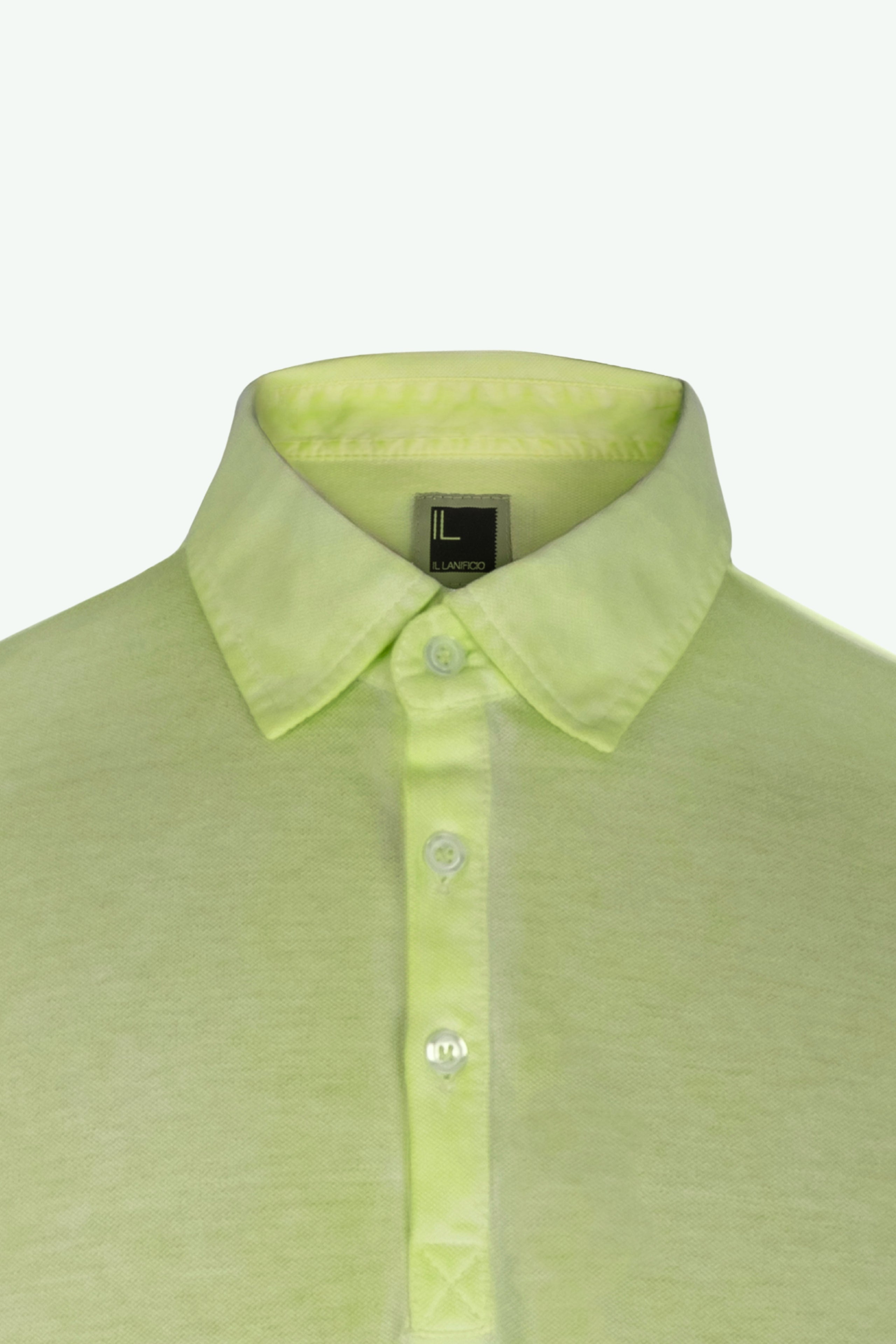 Polo Slim in Cotone - LIME