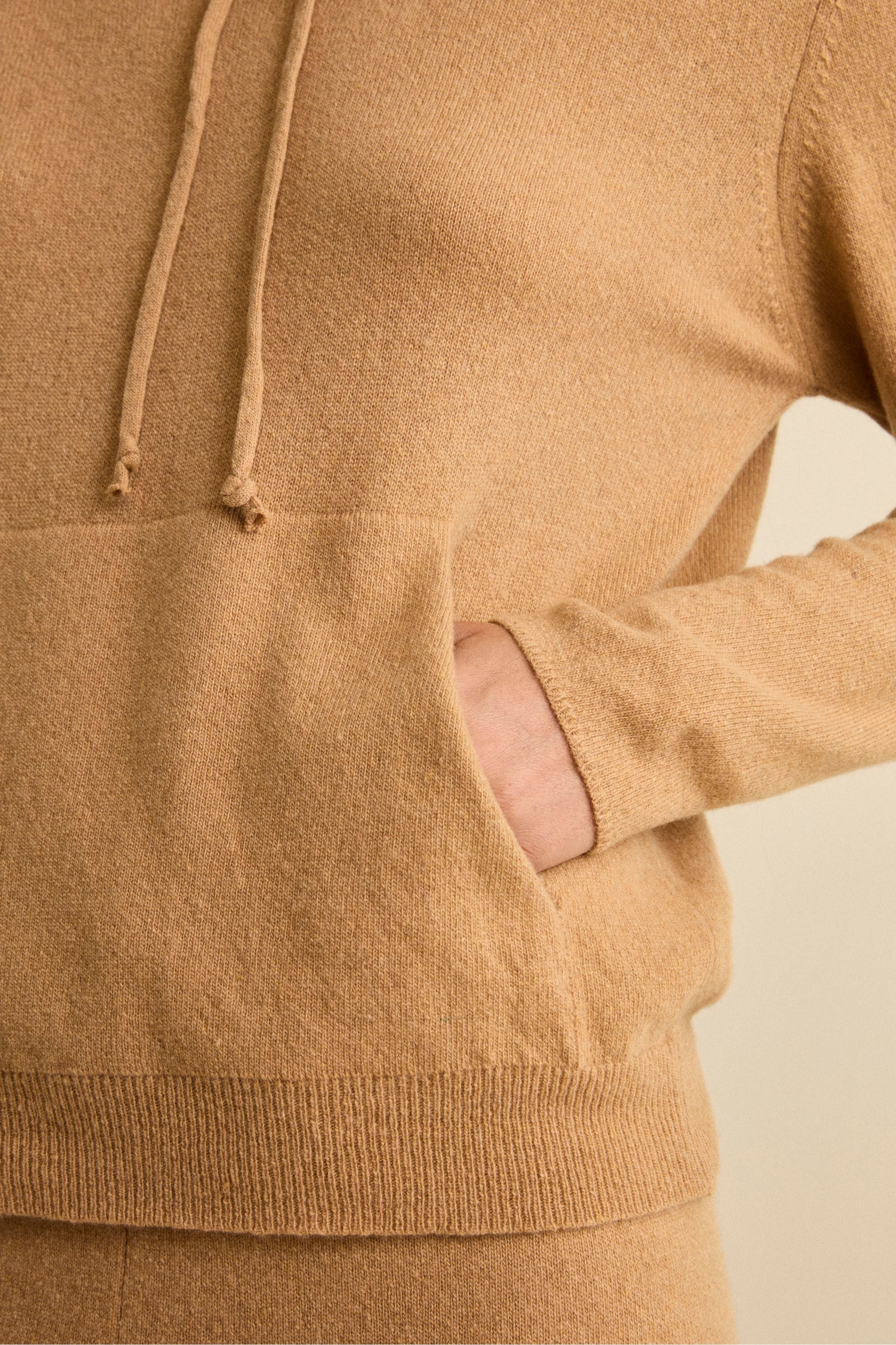 Tuta in cashmere - CAMMELLO