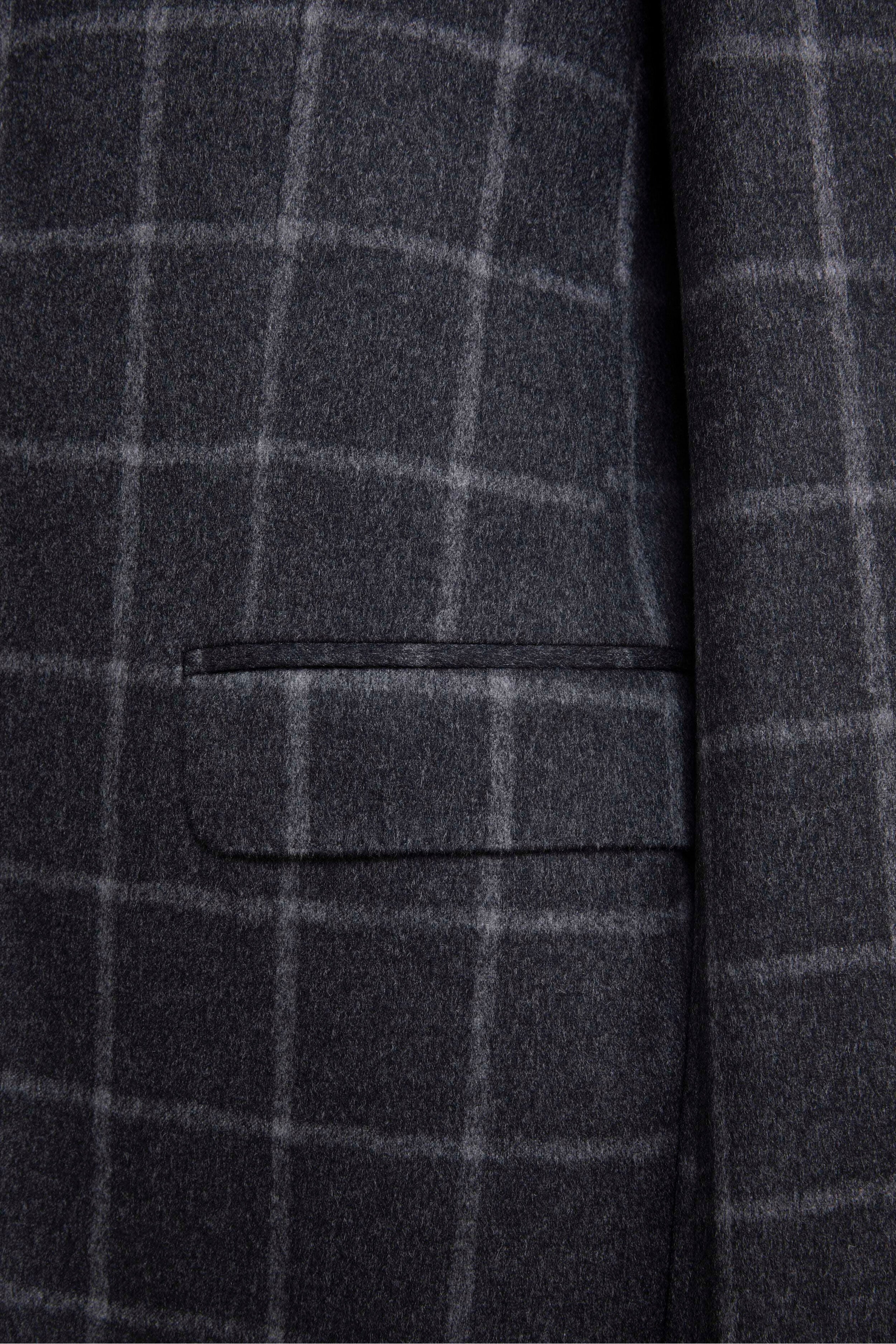 Giacca Check in Cashmere - GRIGIO QUADRI