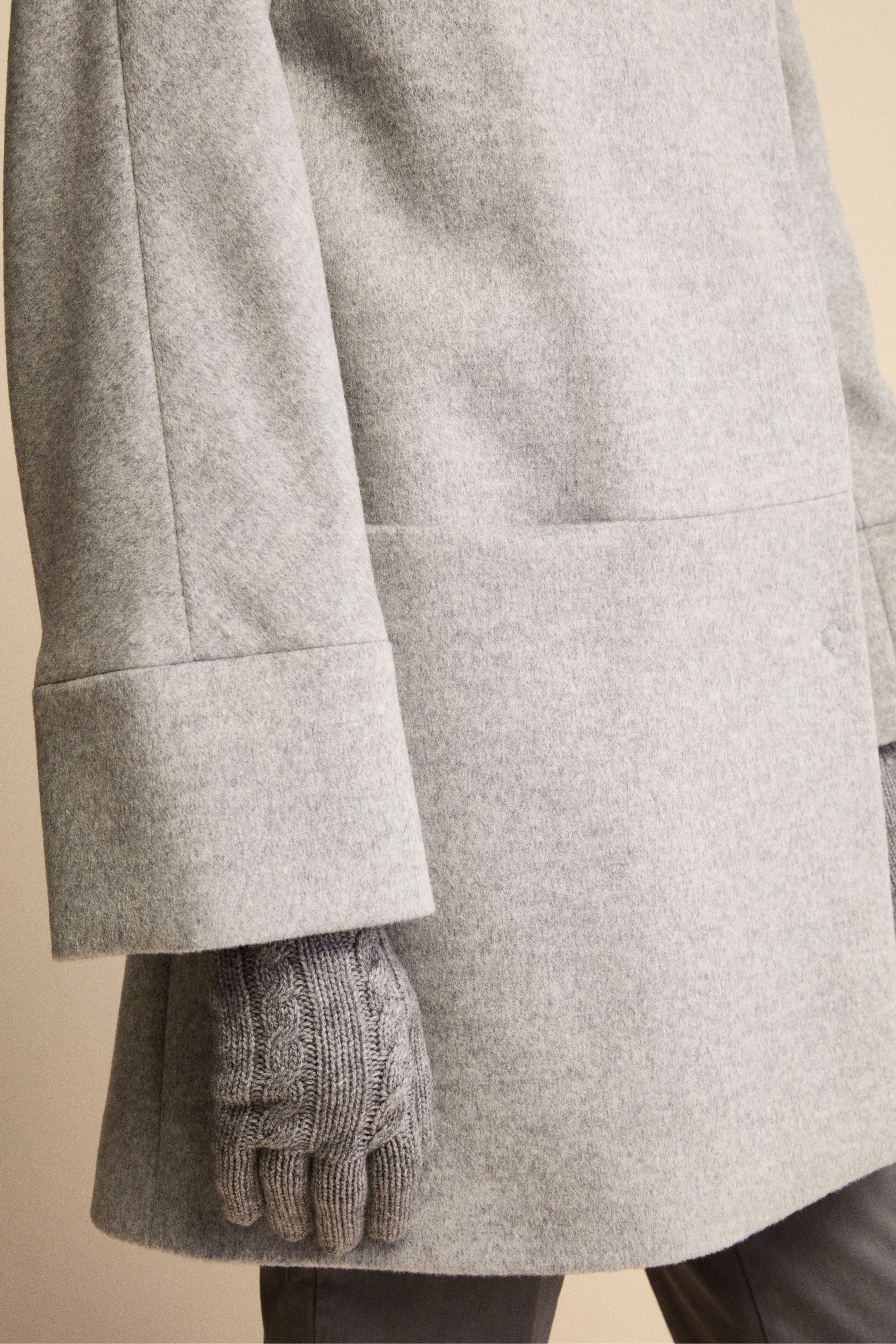 Cappotto corto in lana e cashmere - PERLA