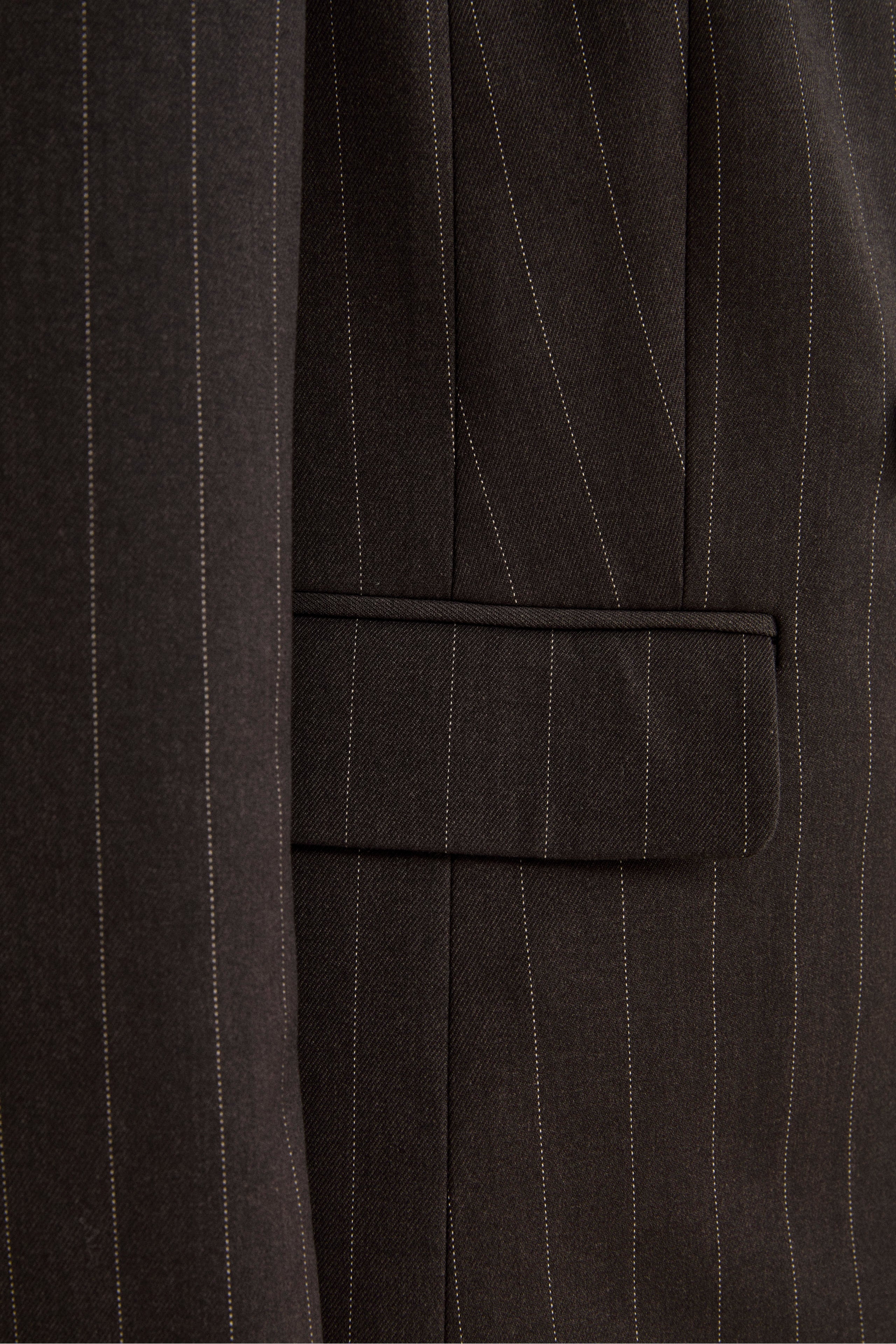 Giacca Doppiopetto Gessata Regular Fit - GRIGIO GESSATO