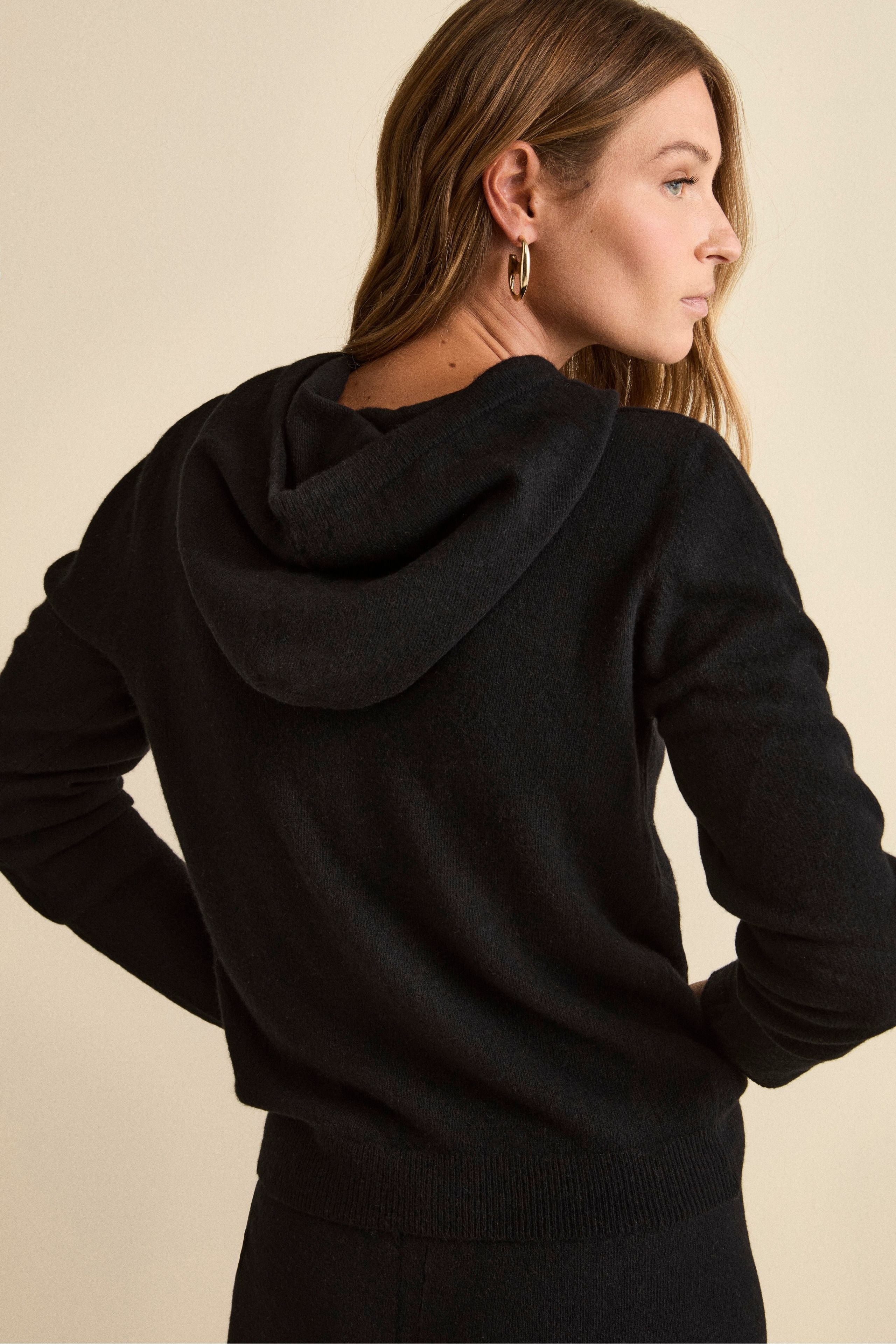 Tuta Morbida in cashmere - NERO