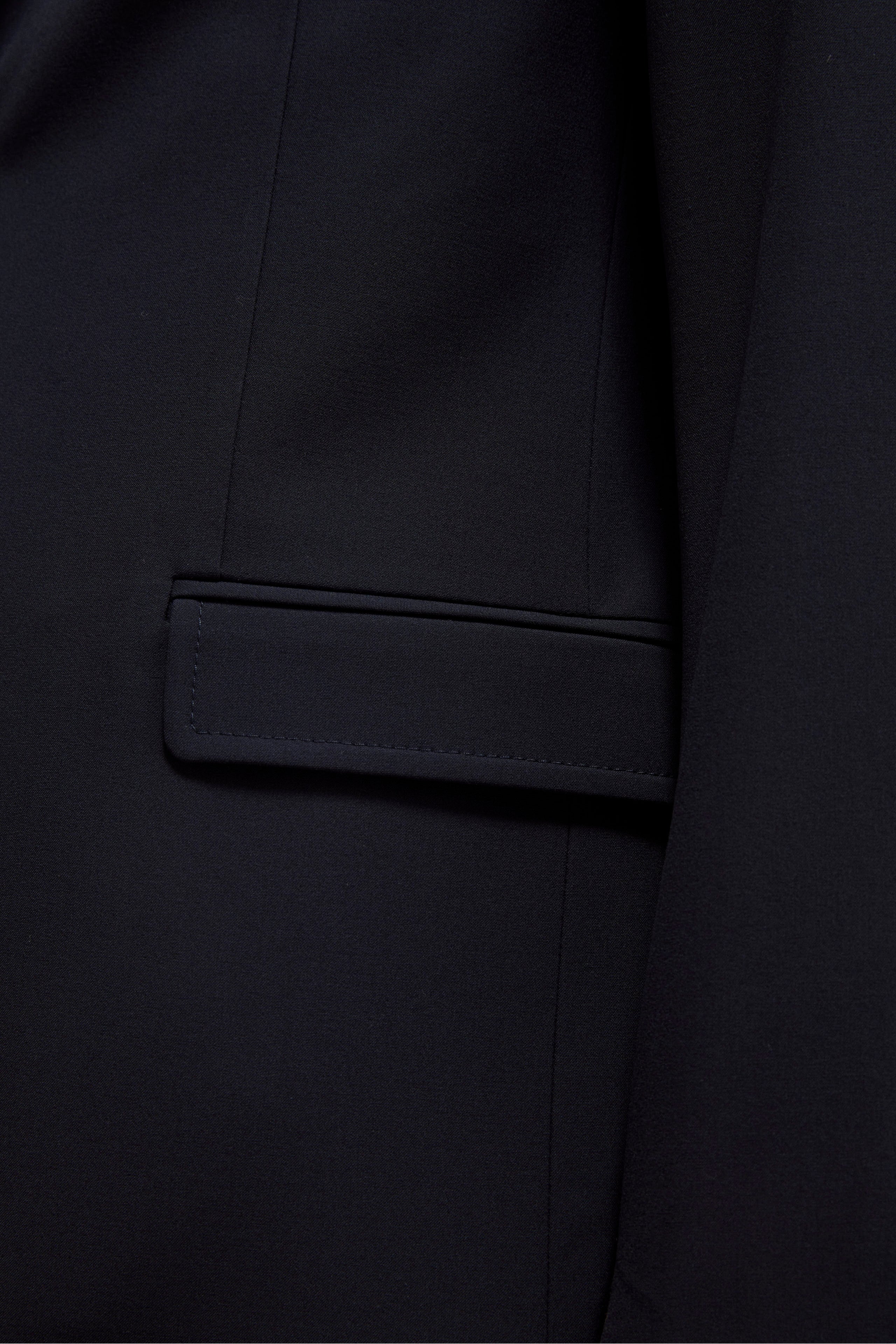 Giacca Travel Monopetto Elasticizzata - BLU