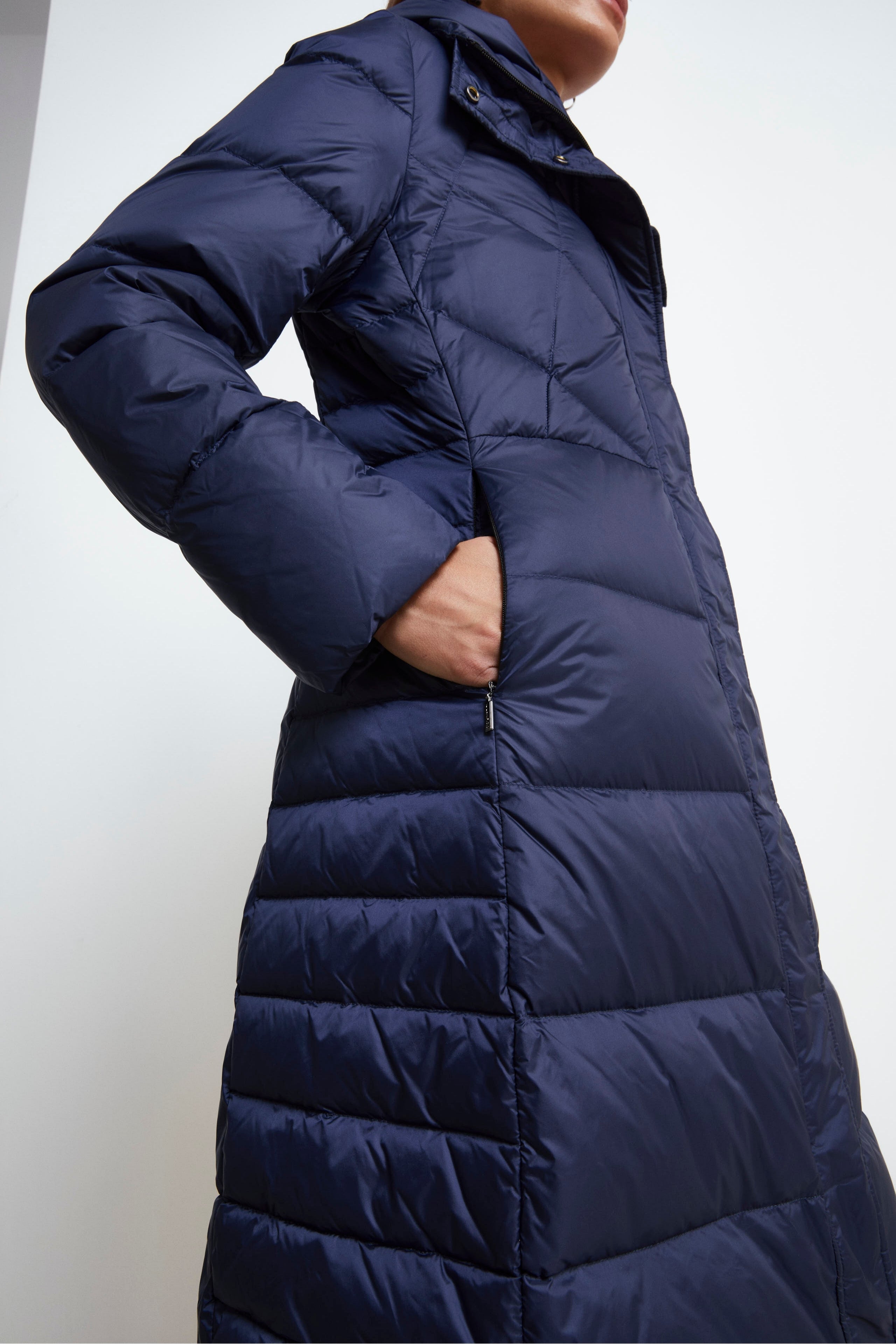 Giaccone Midi Imbottito - BLU