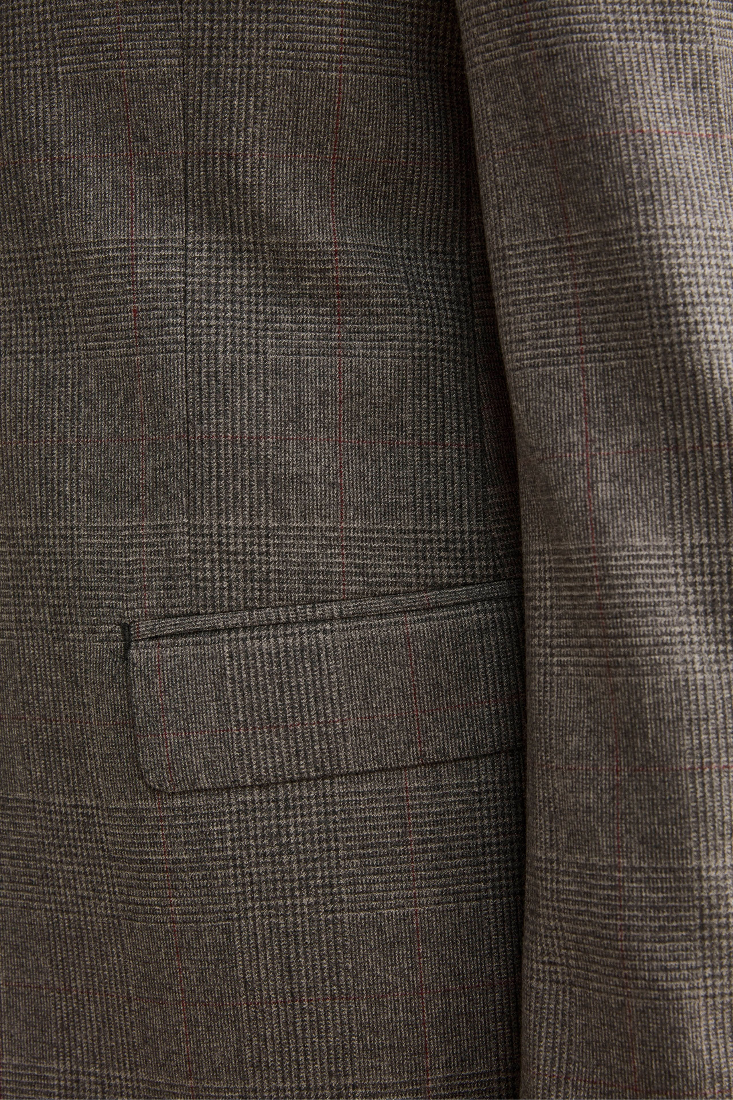 Abito Foderato Slim Fit in Lana Vergine - GALLES GRIGIO