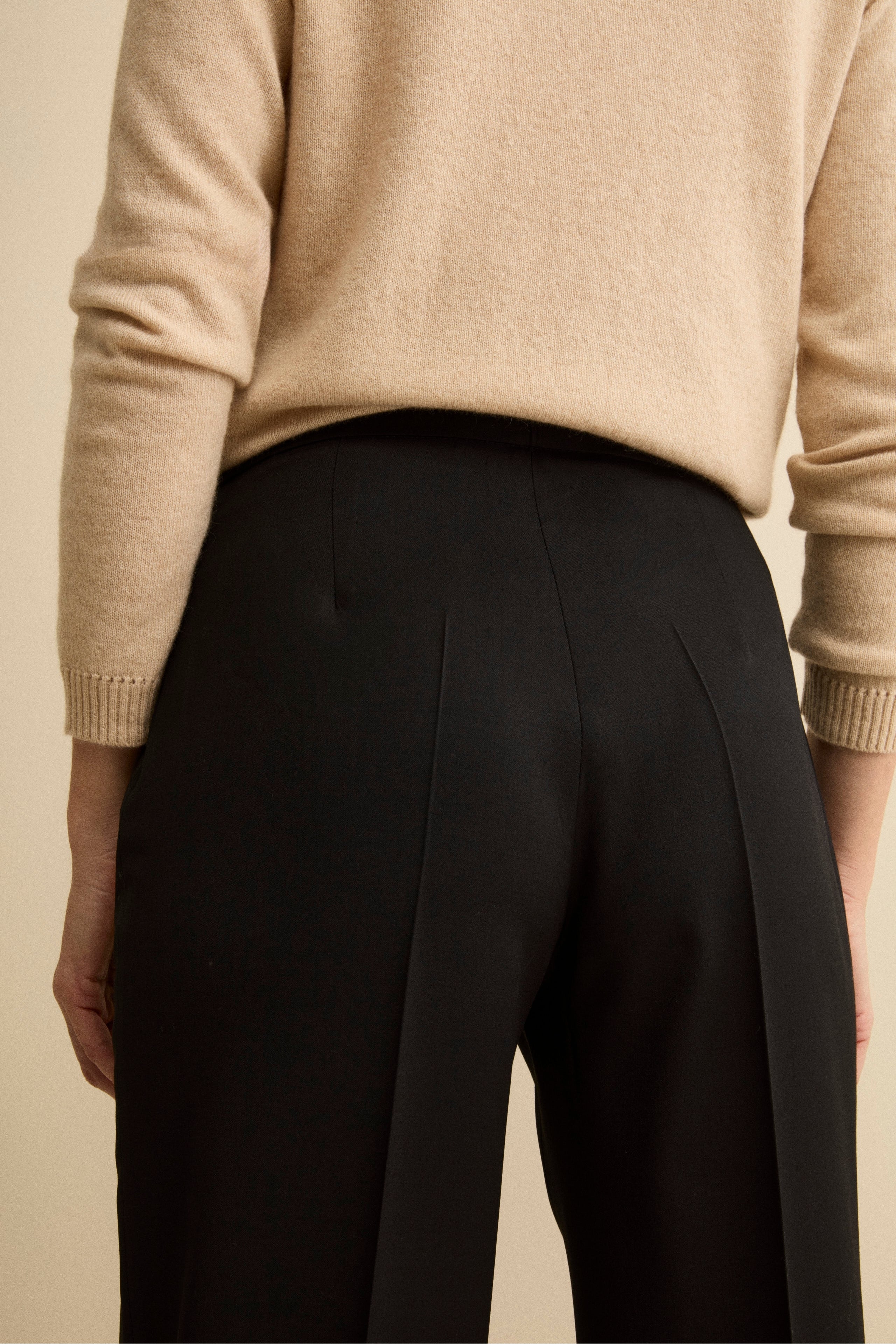 Tailleur in Lana Vergine Doppiopetto - NERO