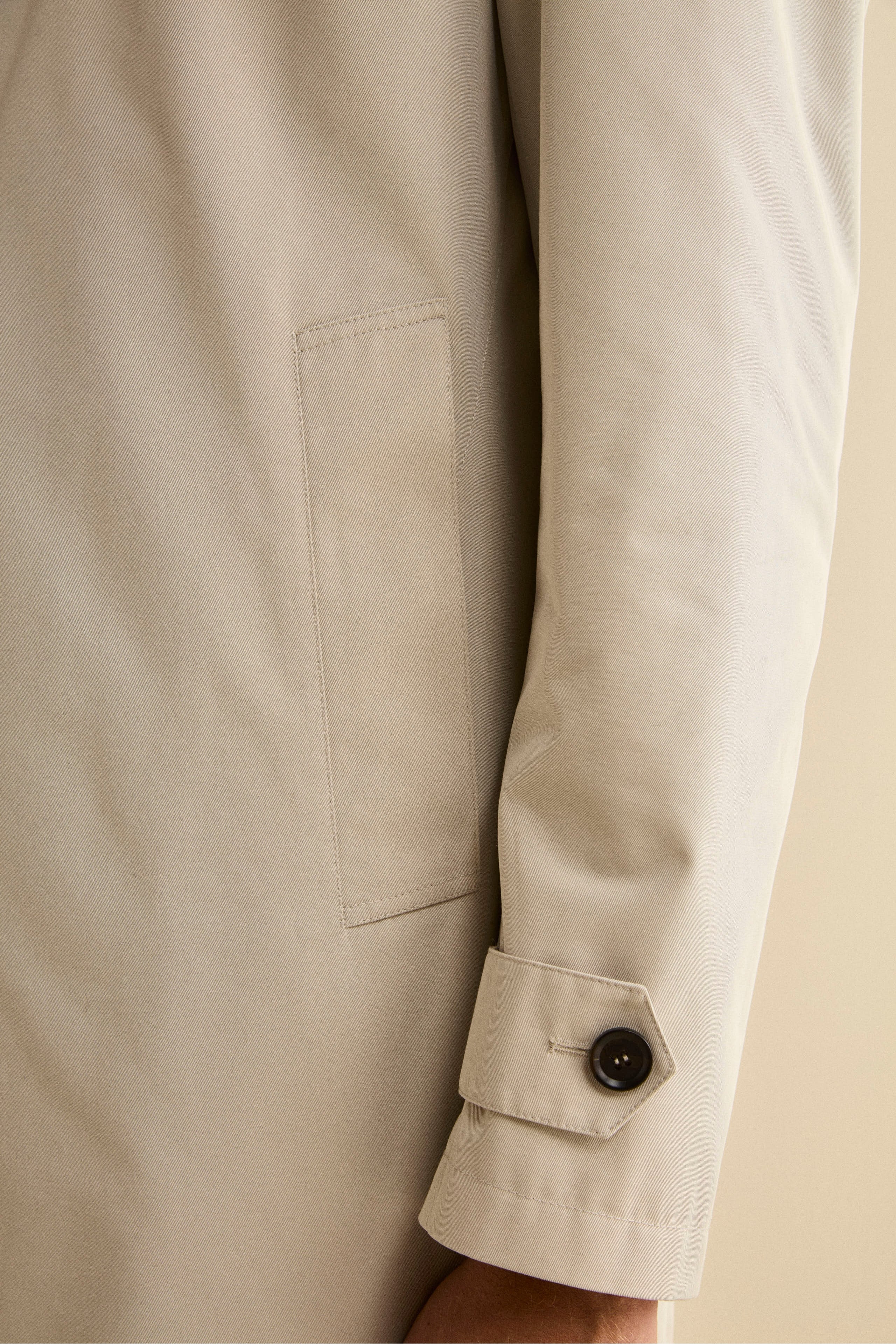 Impermeabile Invernale Midi con Trapunta - GHIACCIO