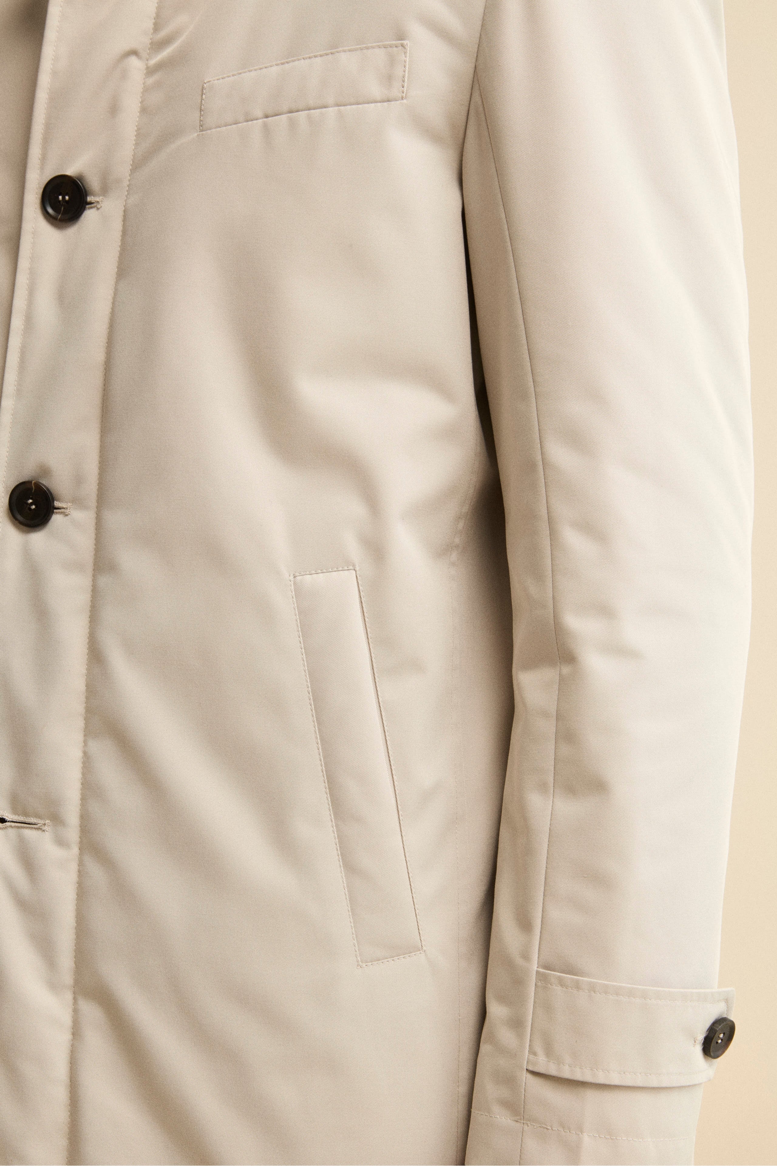 Impermeabile con paramontura - GHIACCIO