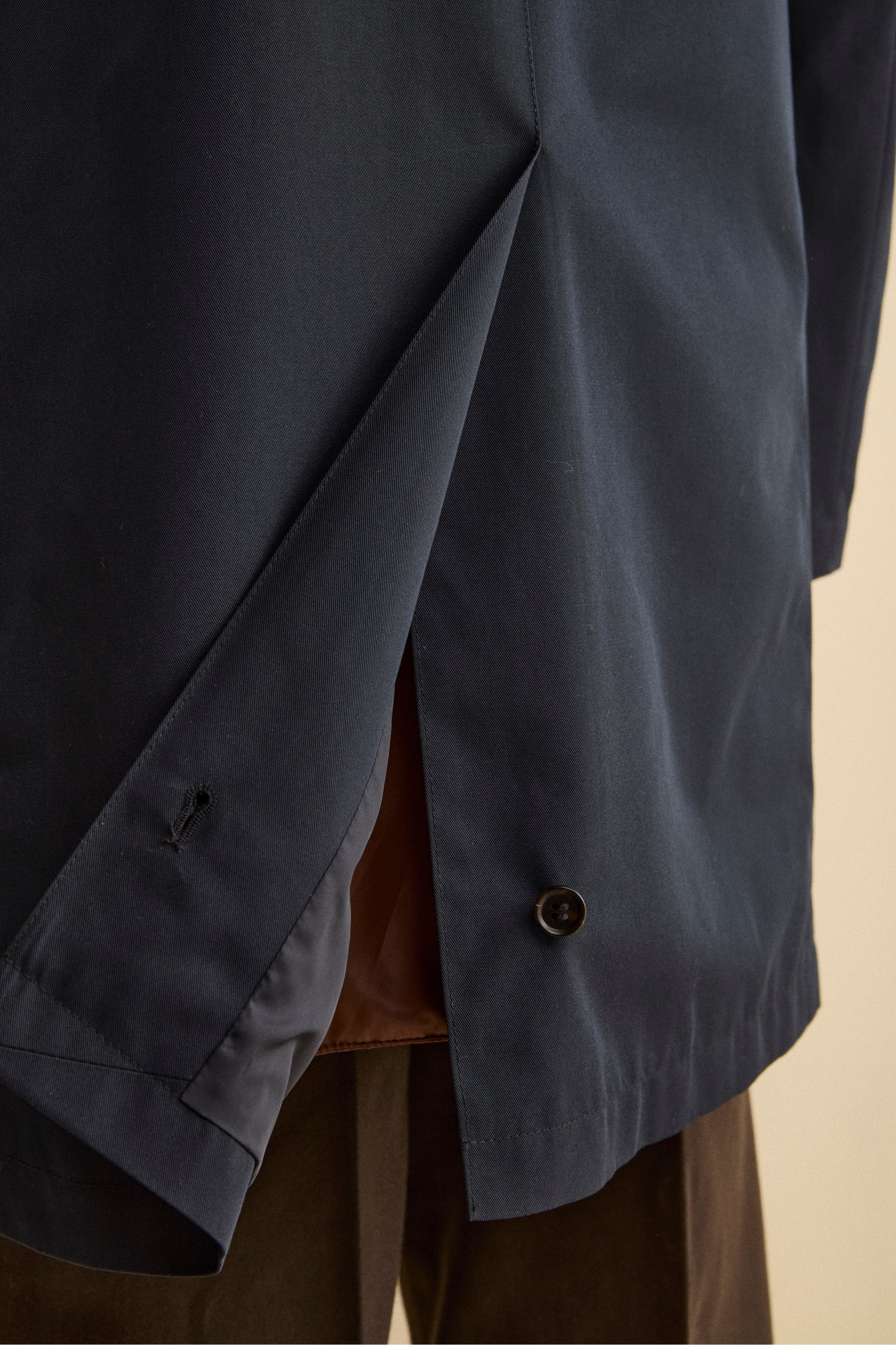 Impermeabile Invernale Midi con Trapunta - BLU