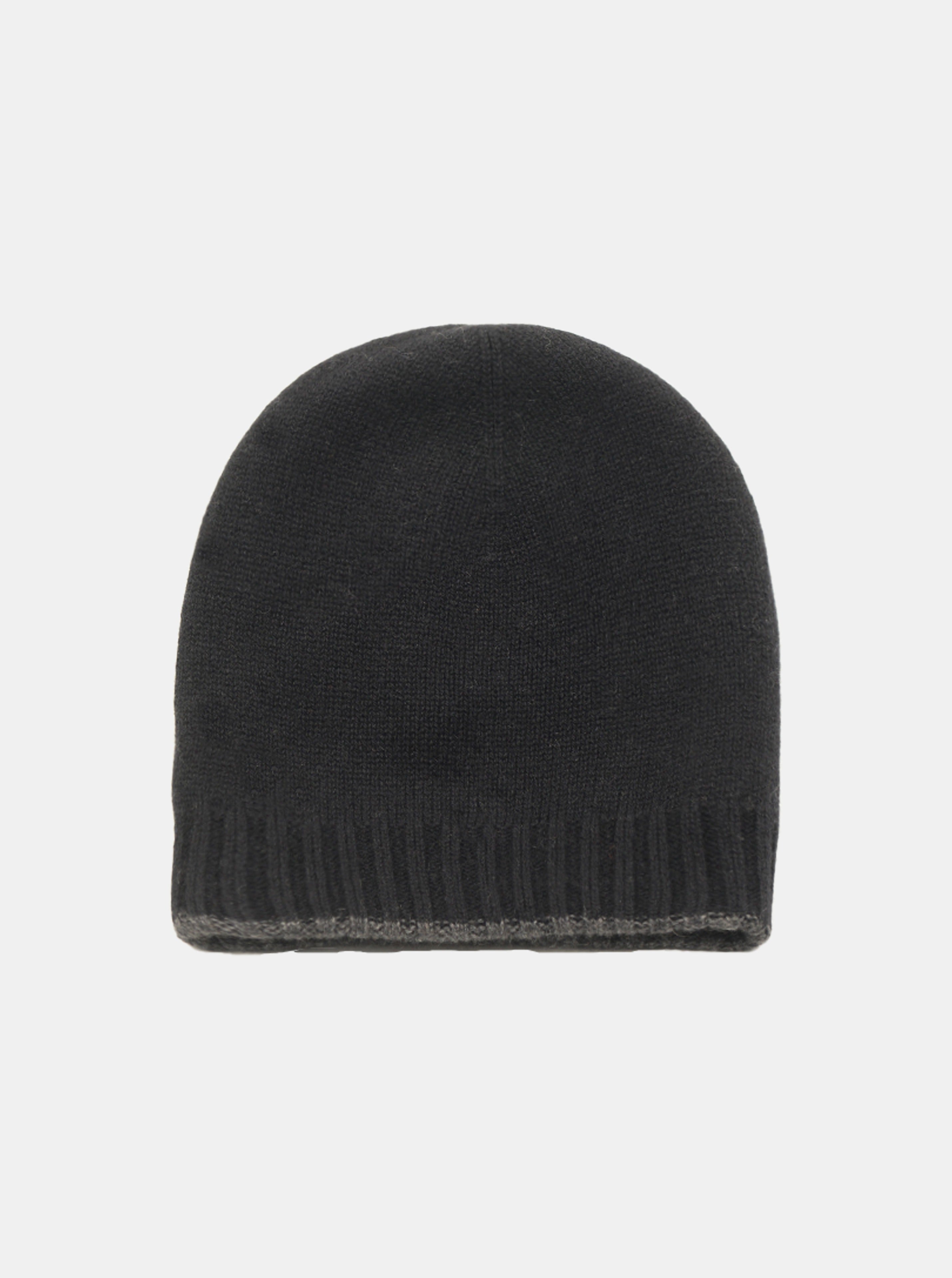 Cappello in cashmere - NERO/GRIGIO