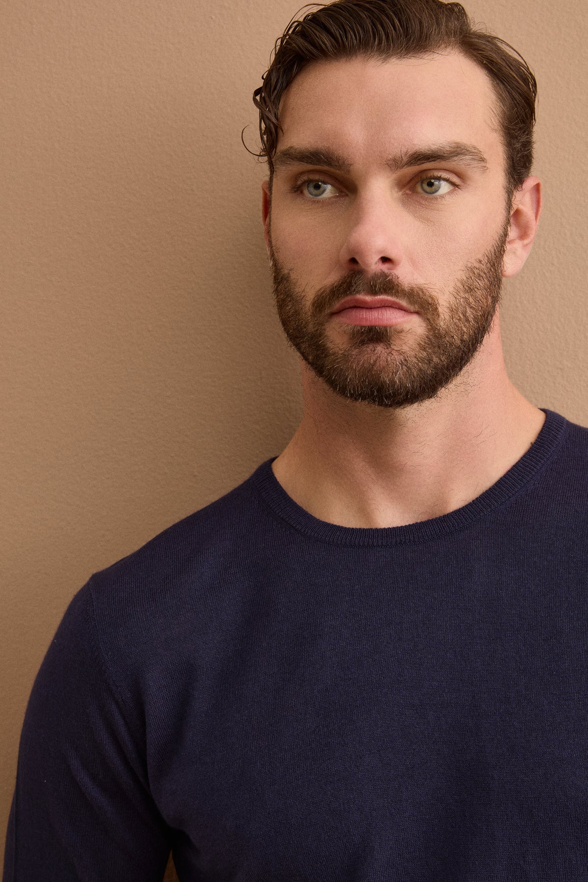 Maglia extrafine in seta e cashmere - BLU NOTTE