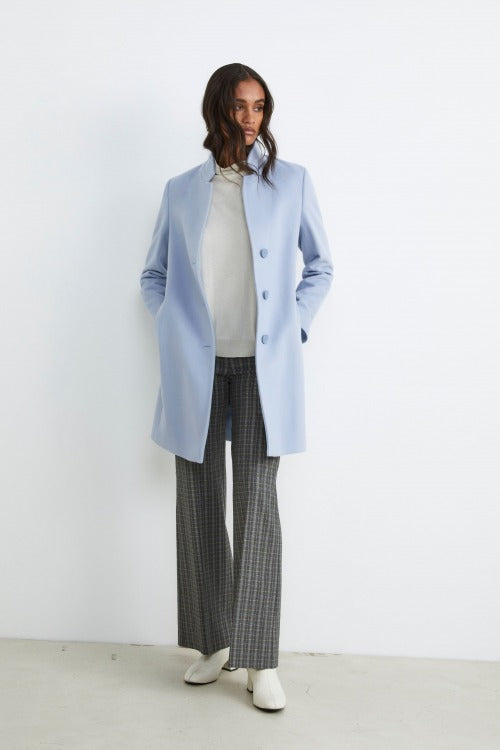 Cappotto in cashmere da donna - AZZURRO