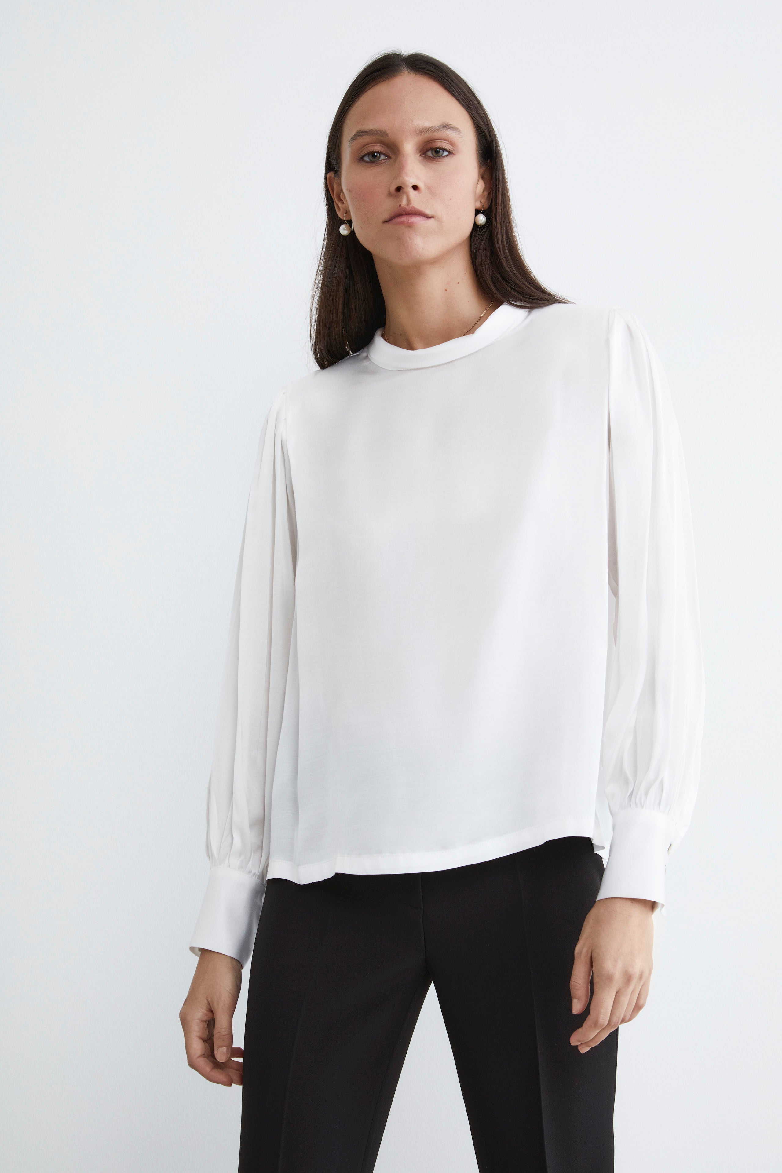 Blusa da donna elegante - PANNA