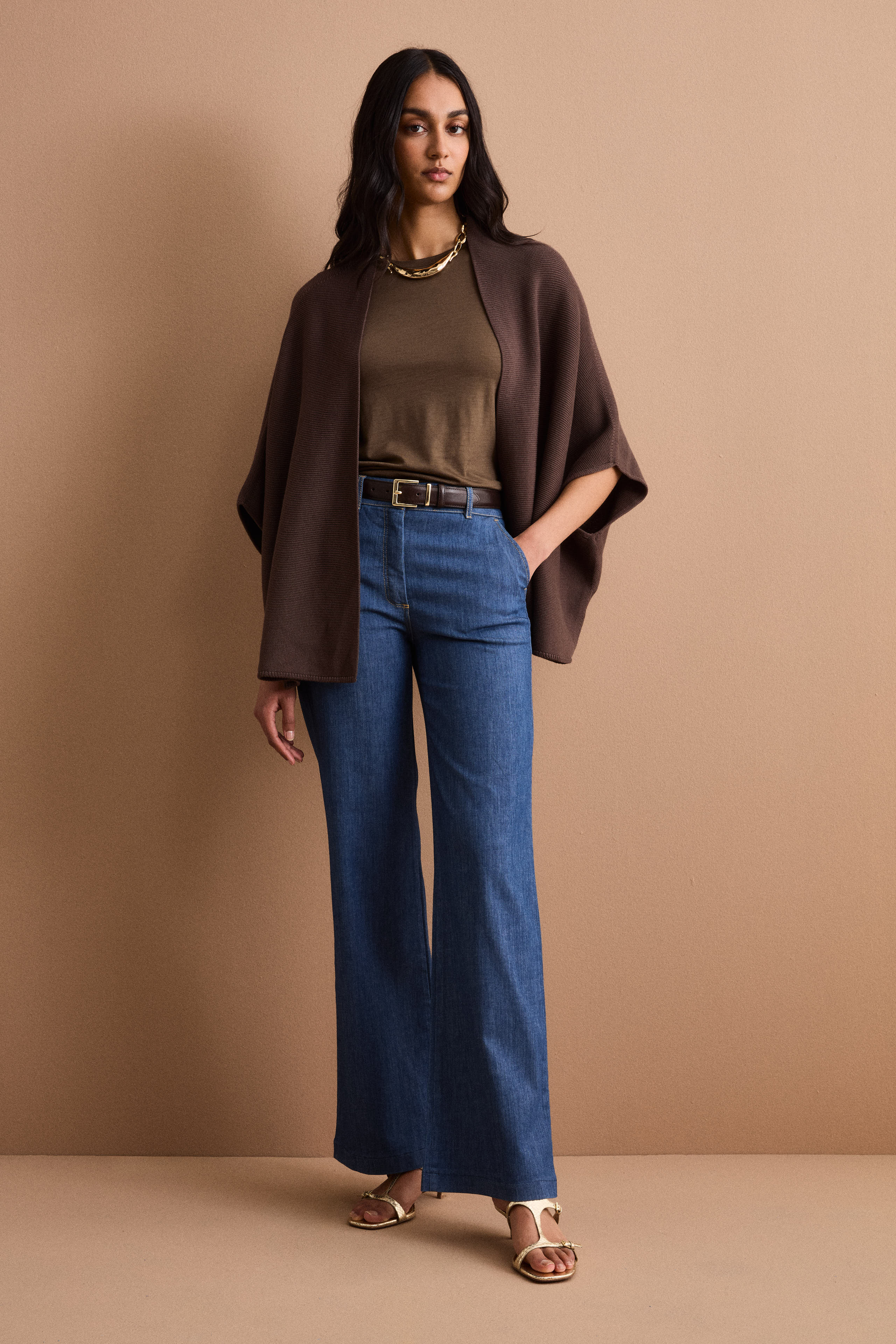 Pantalone Denim Straight in Misto Cotone - JEANS