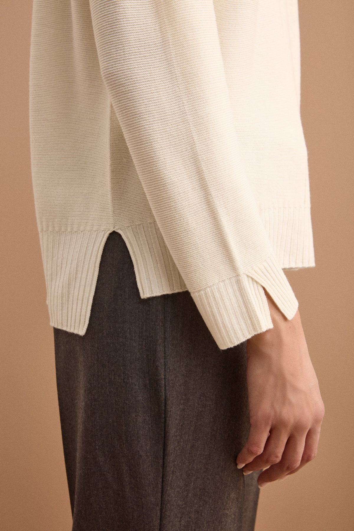 Dolcevita Links in Lana Merino - ECRU
