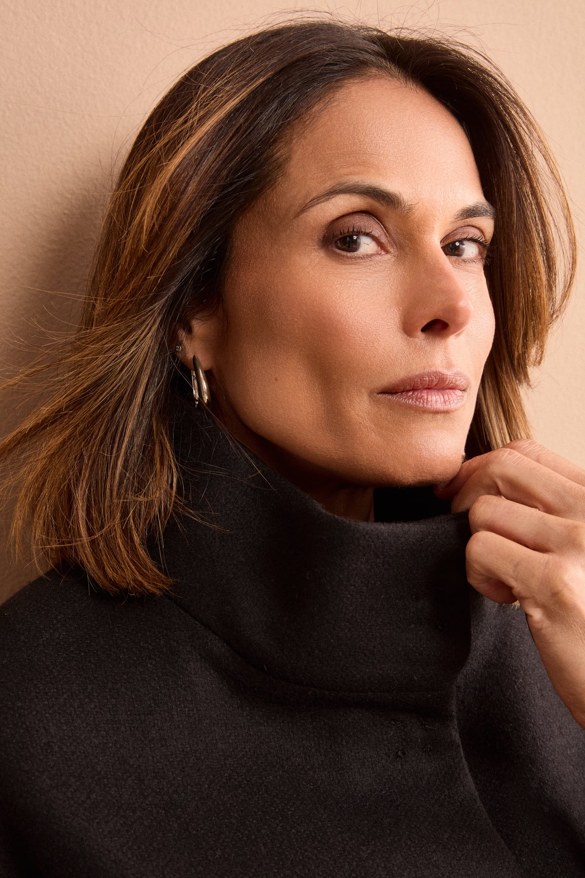 Cappotto Corto Sfoderato in Puro Cashmere - NERO