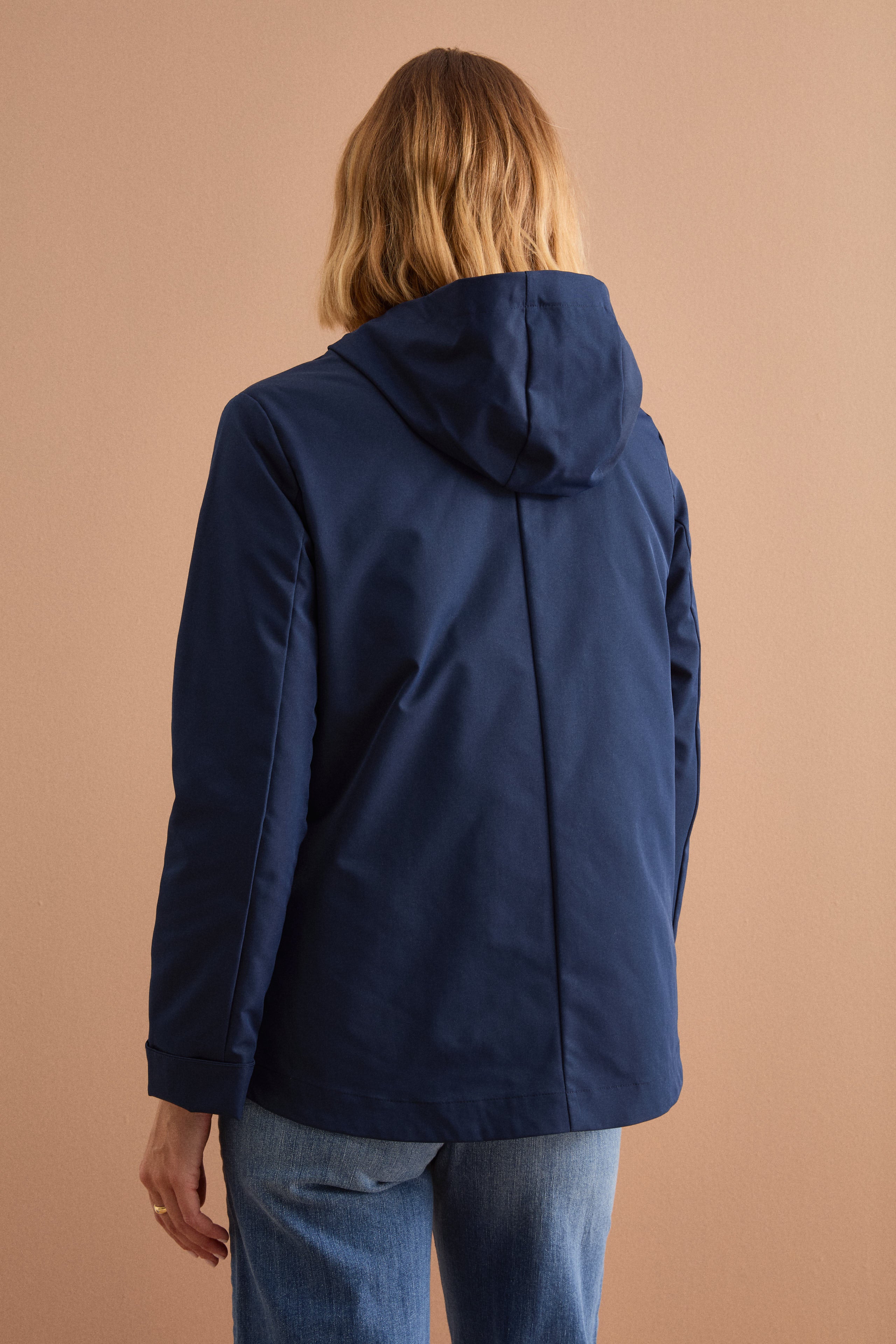 Giubbotto Impermeabile con Cappuccio e Gilet Removibile - BLU