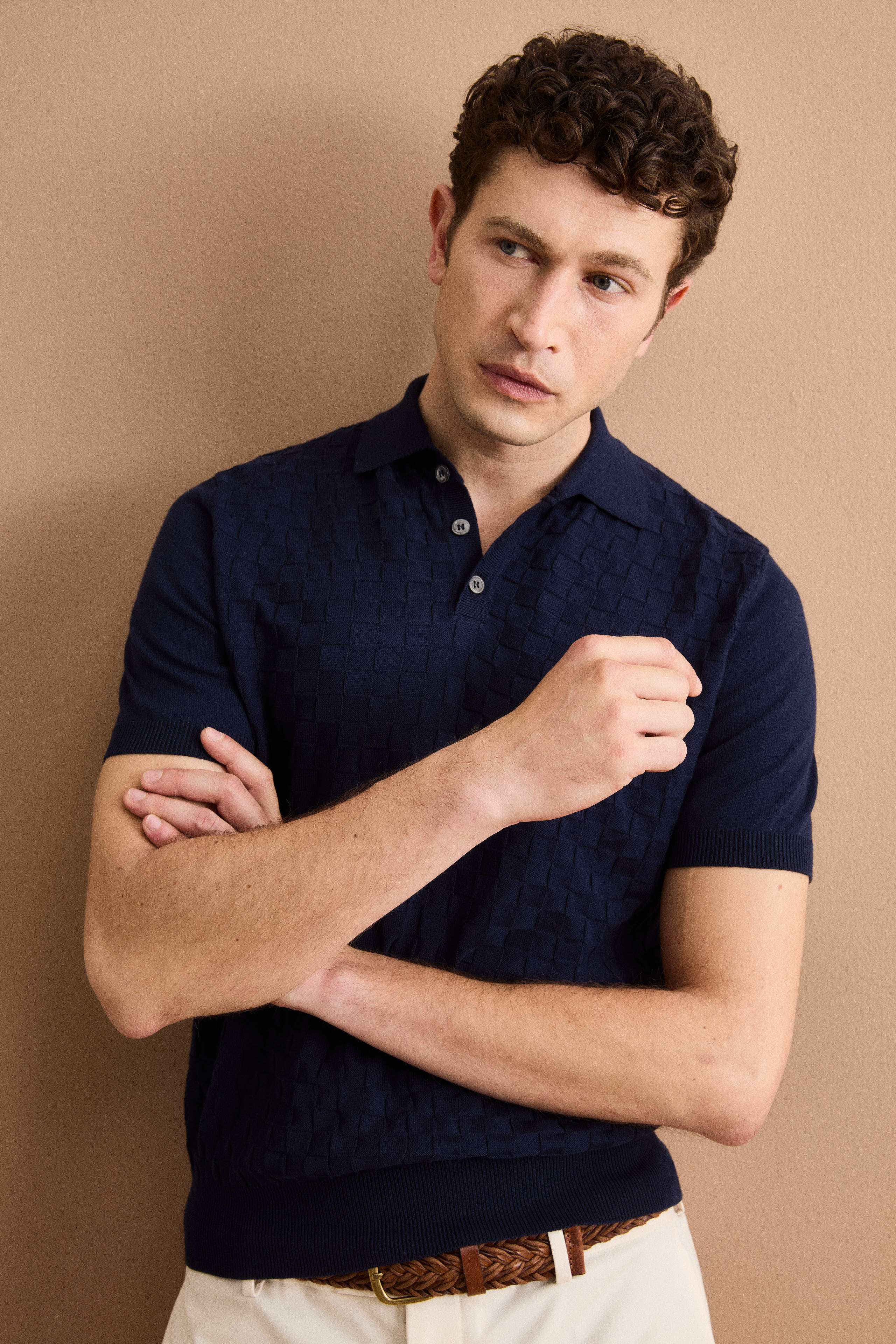 Polo Dama Mezza Manica in Cotone - BLU