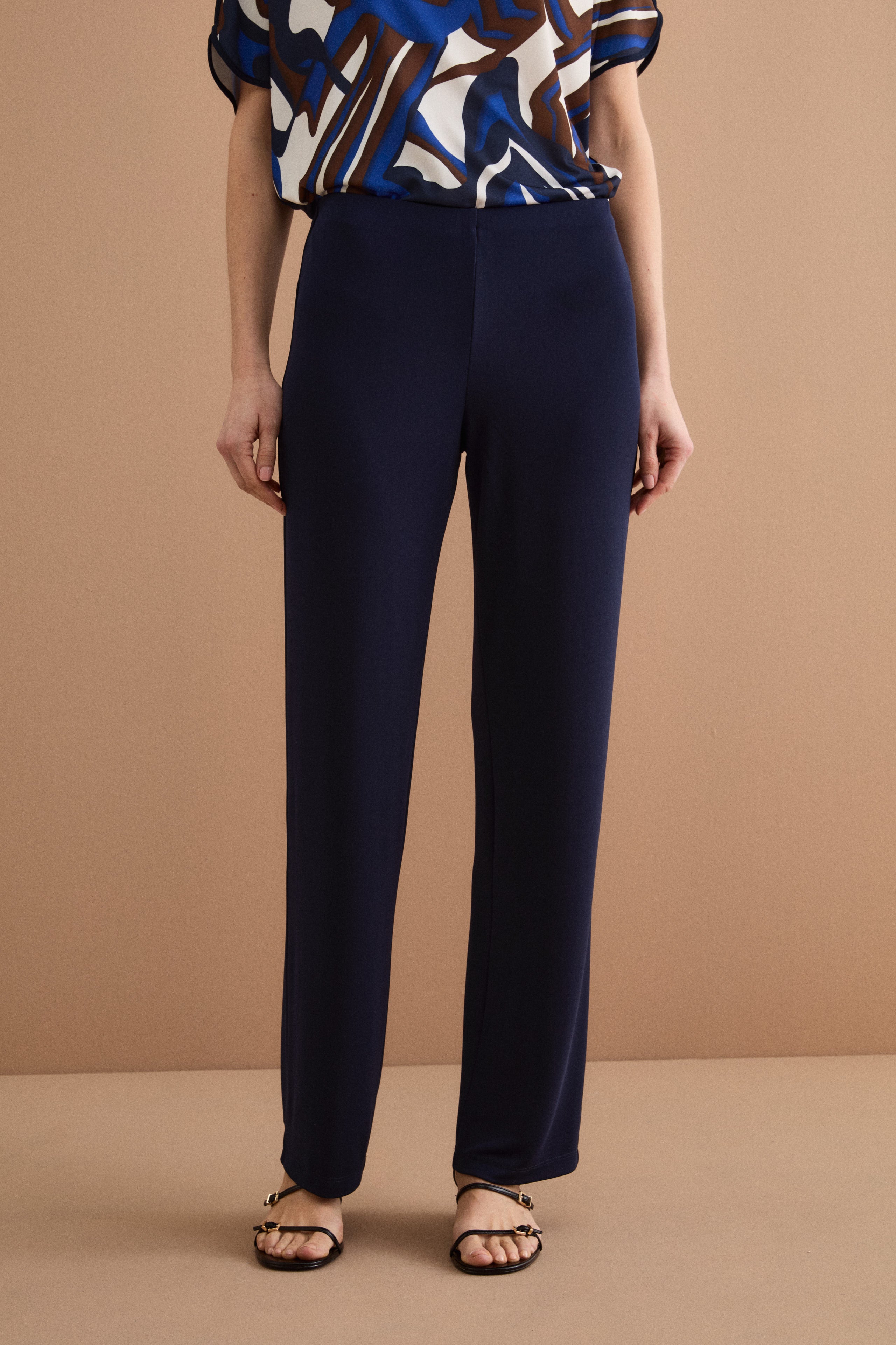 Pantalone Elegante da Cerimonia in Jersey - BLU