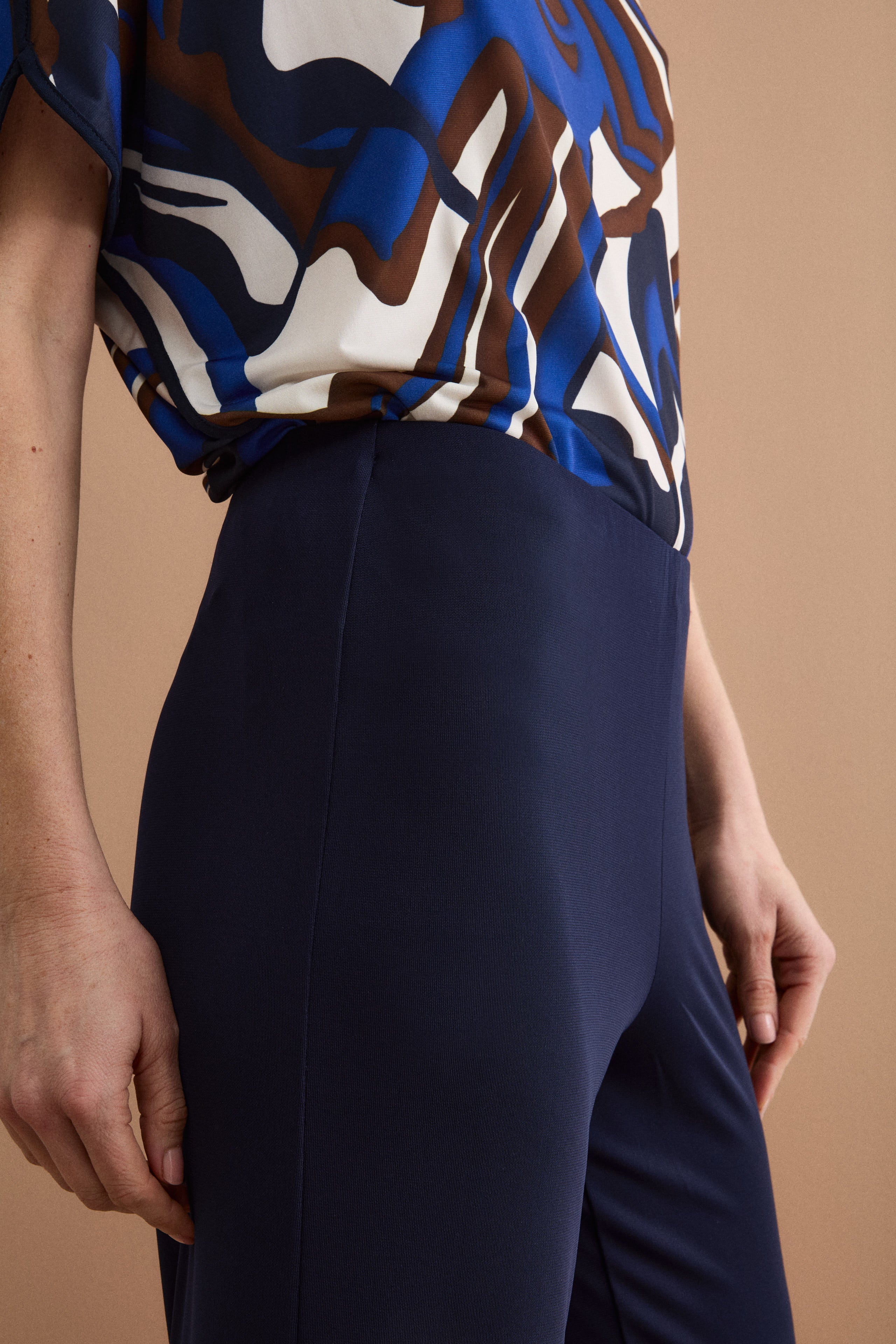 Pantalone Elegante da Cerimonia in Jersey - BLU