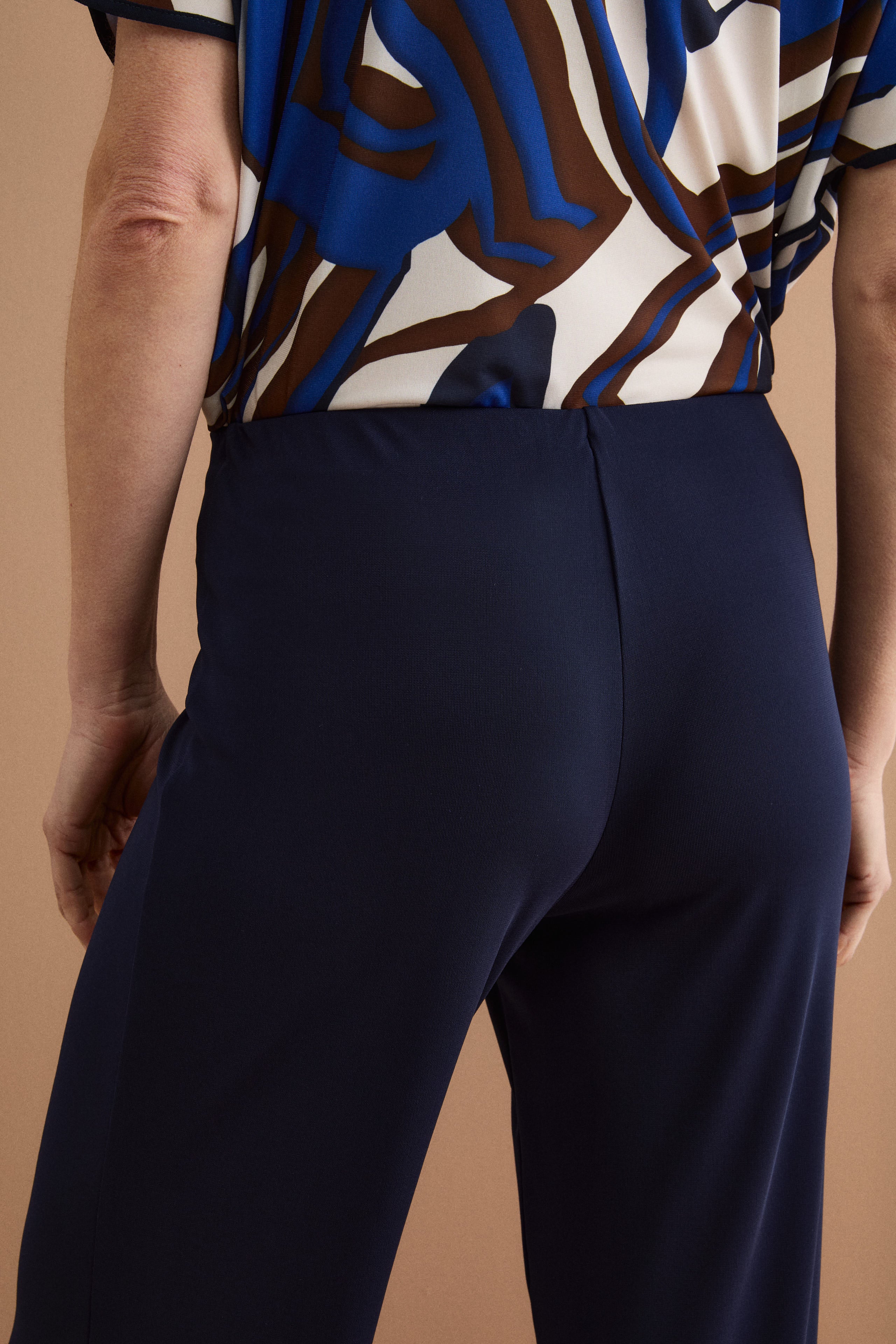 Pantalone Elegante da Cerimonia in Jersey - BLU