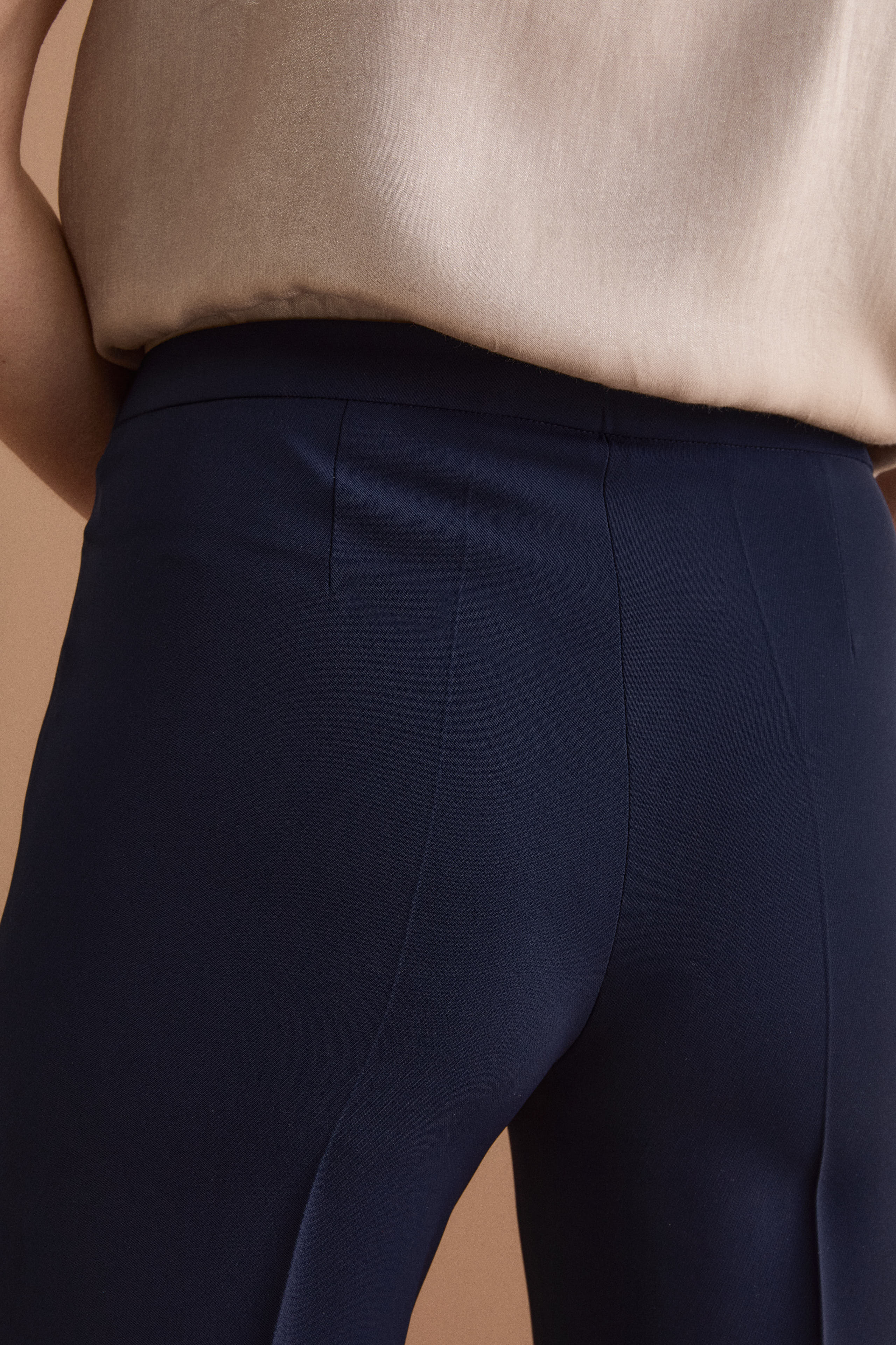 Pantalone Cady a Gamba Larga da Cerimonia - BLU