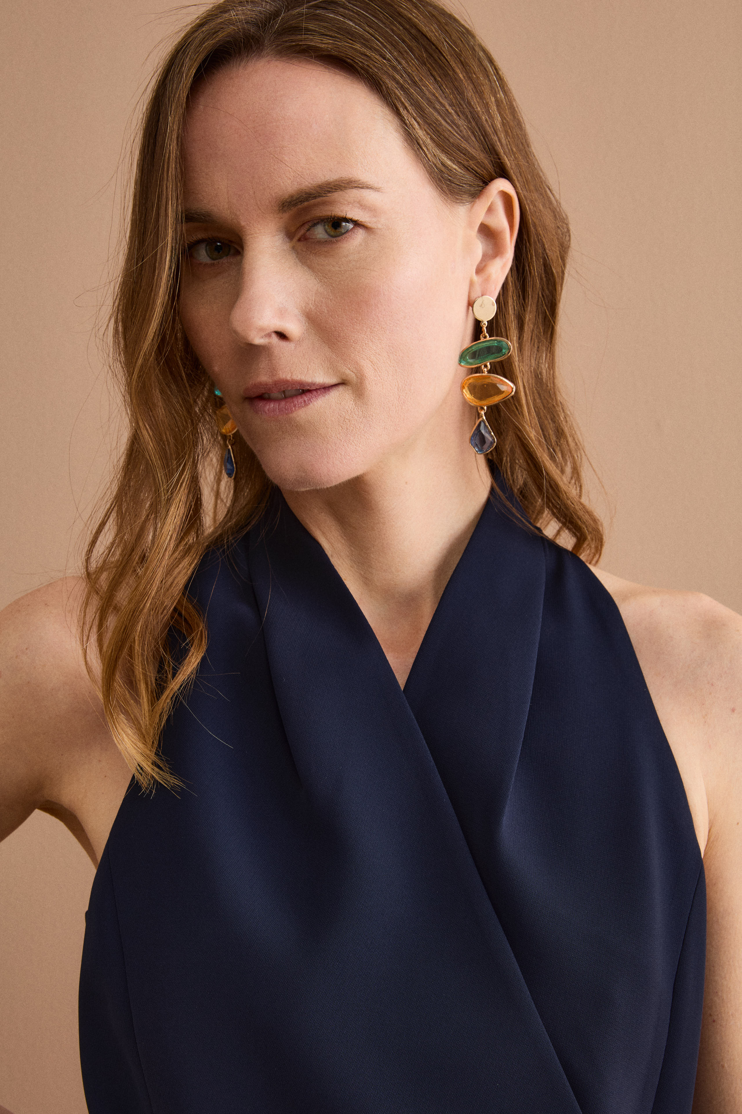 Gilet Cady da Cerimonia con Cintura - BLU