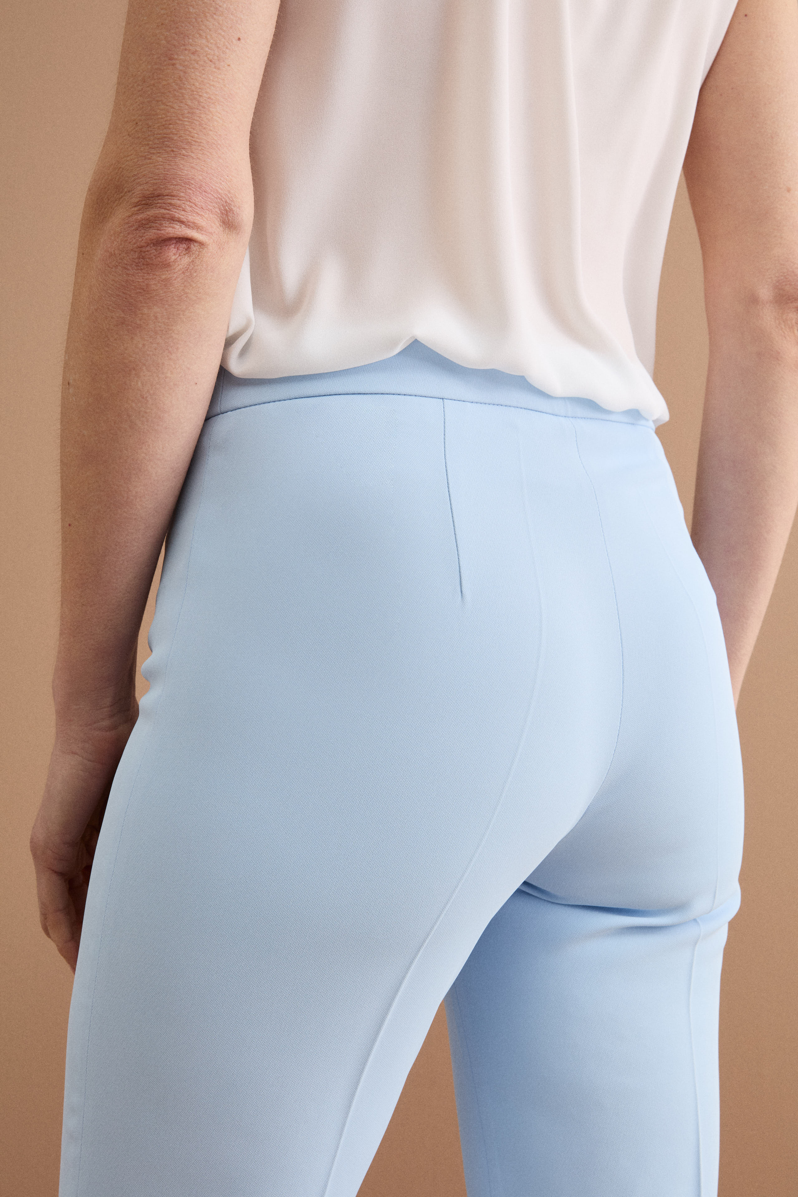 Pantalone a Sigaretta da Cerimonia in Cady - CIELO