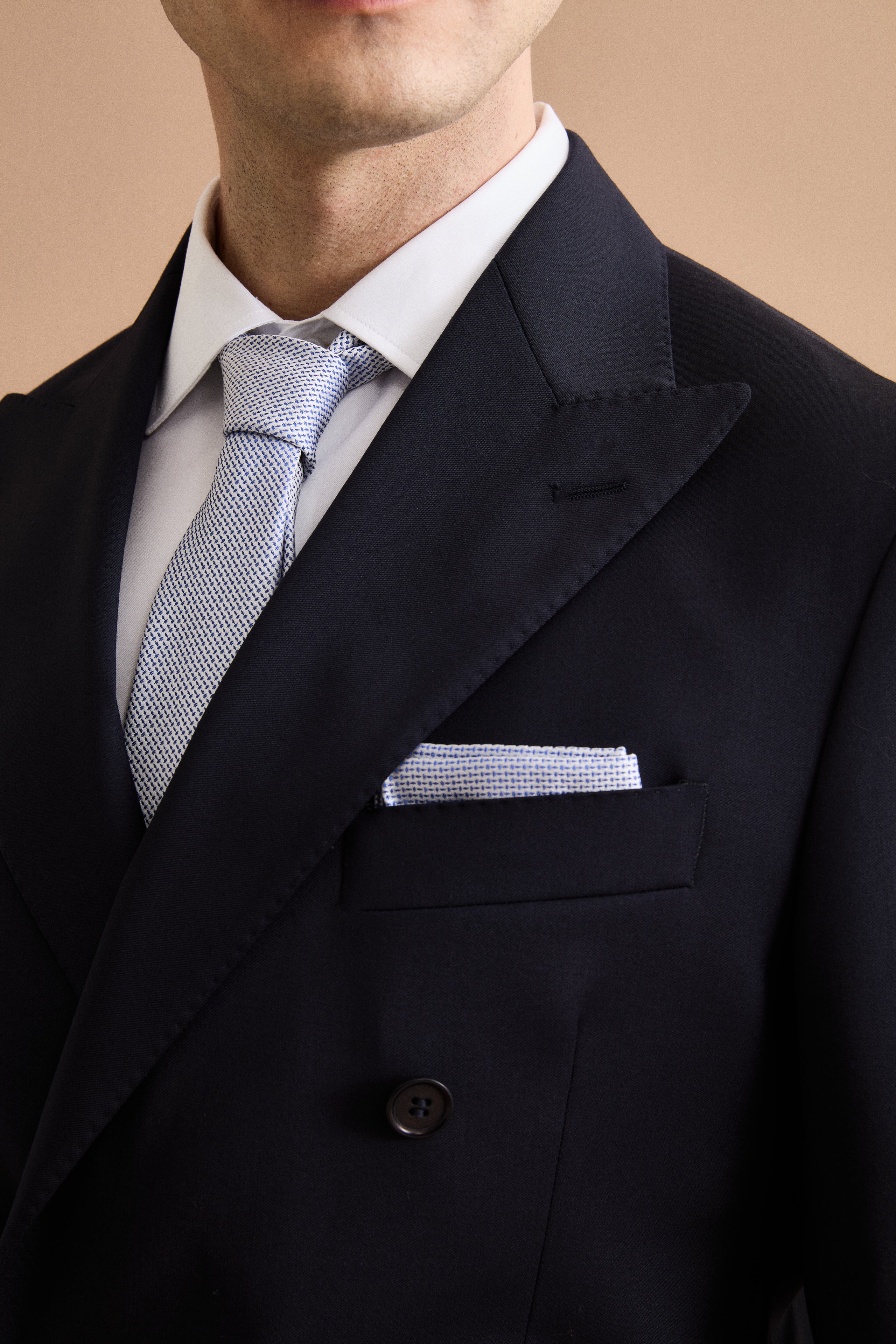 Cravatta in Fantasia da Cerimonia - FANT. AZZURRO