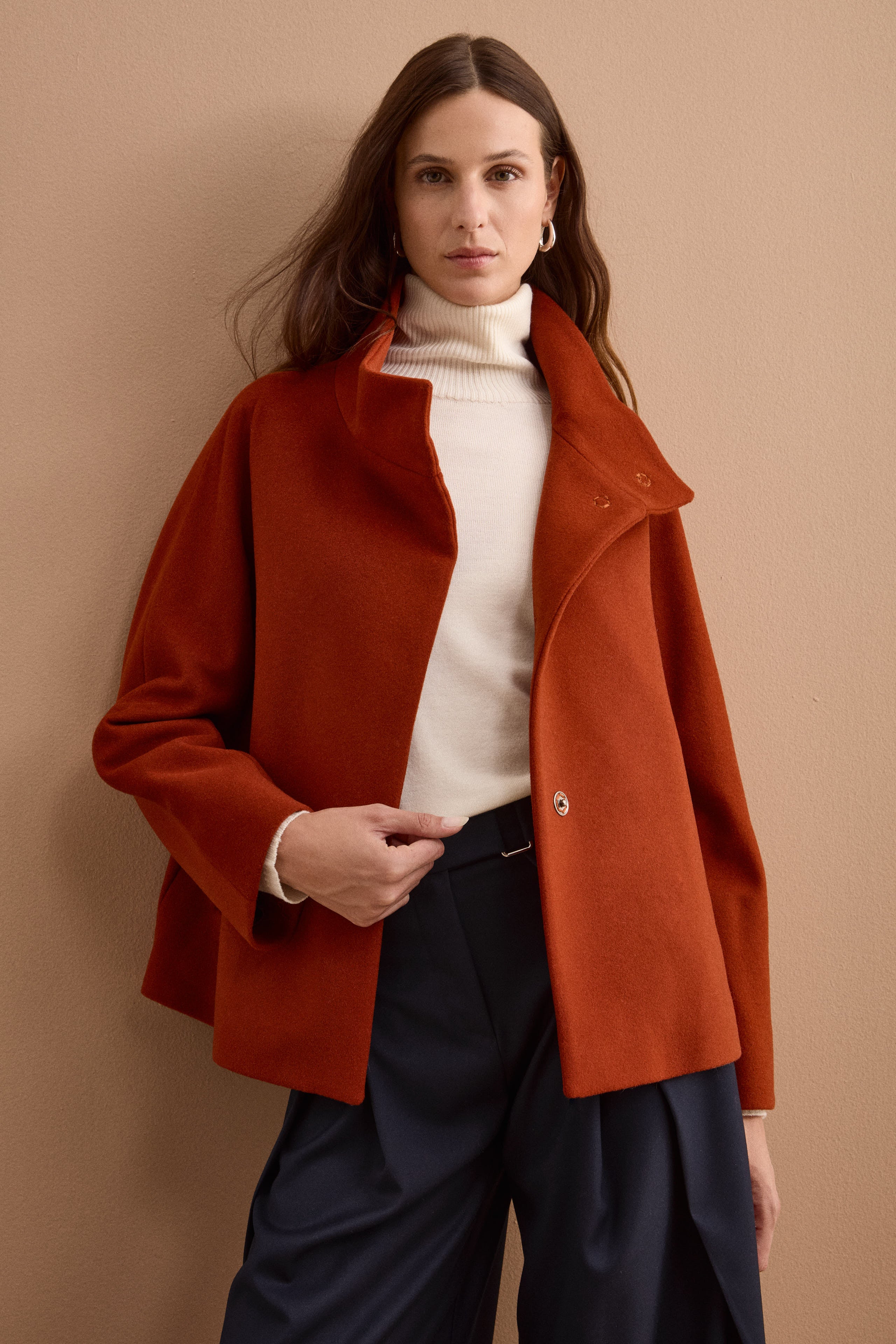 Cappotto Corto in Lana e Cashmere - COCCIO