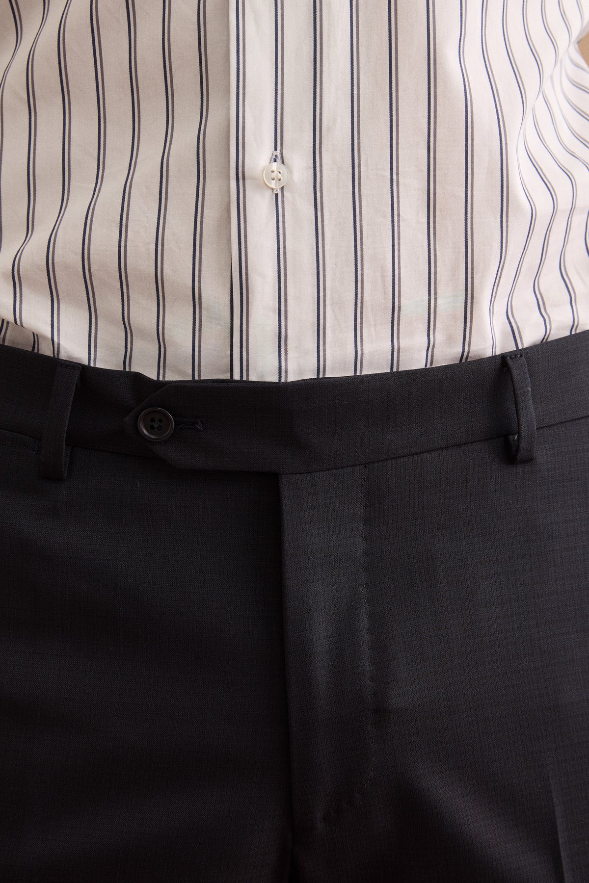 Abito Doppiopetto Slim Fit in Lana Vergine Nobility Super 150’s - FANT. BLU