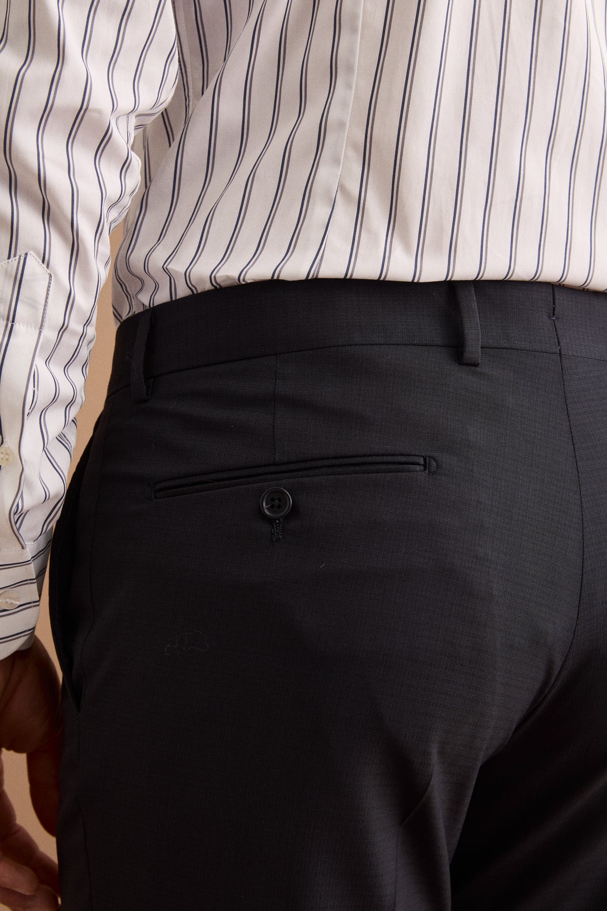 Abito Doppiopetto Slim Fit in Lana Vergine Nobility Super 150’s - FANT. BLU