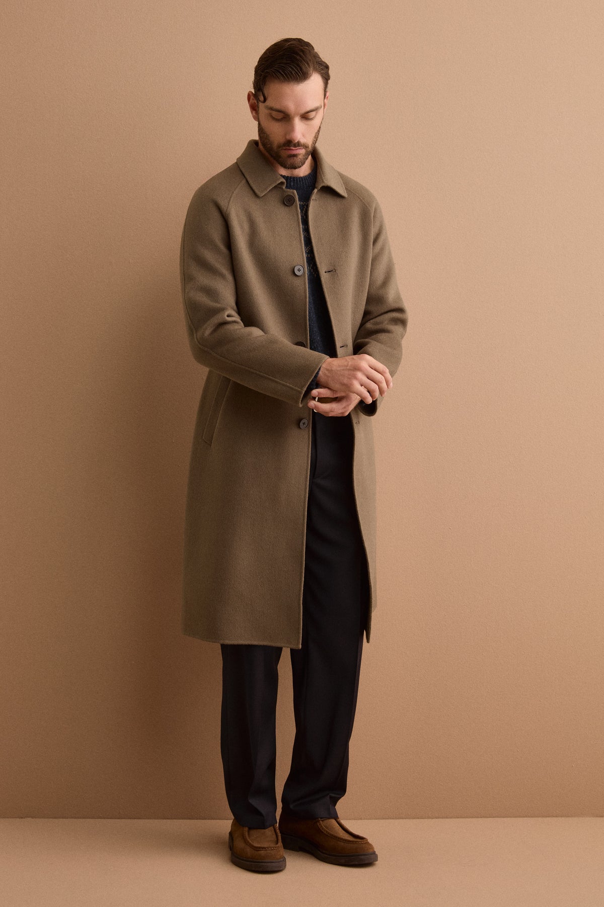 Cappotto Vestaglia Midi in Pura Lana - TALPA