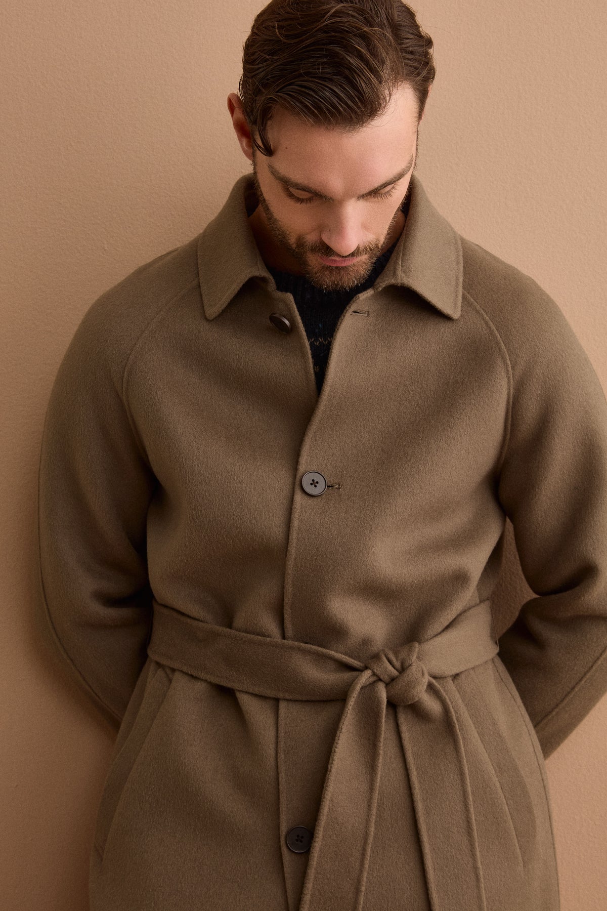 Cappotto Vestaglia Midi in Pura Lana - TALPA