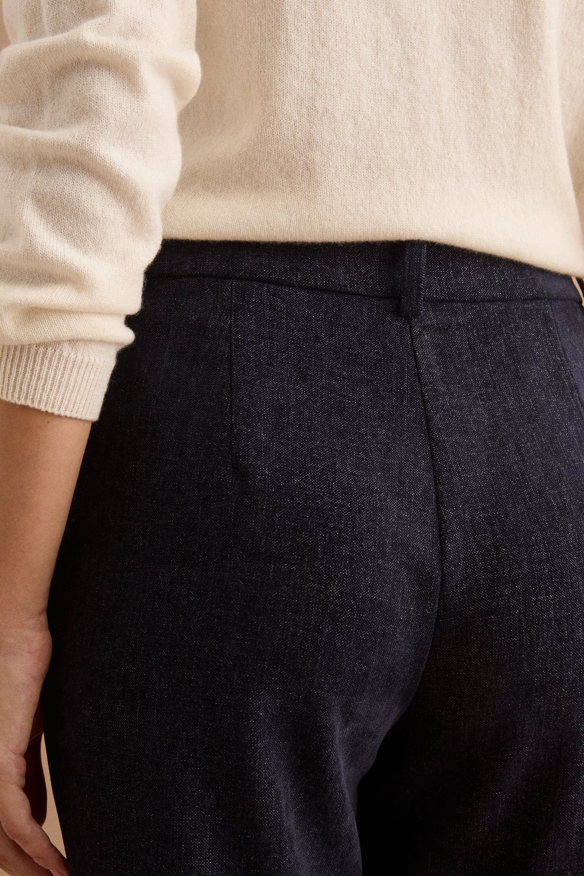Pantalone a Sigaretta in Velluto - BLU