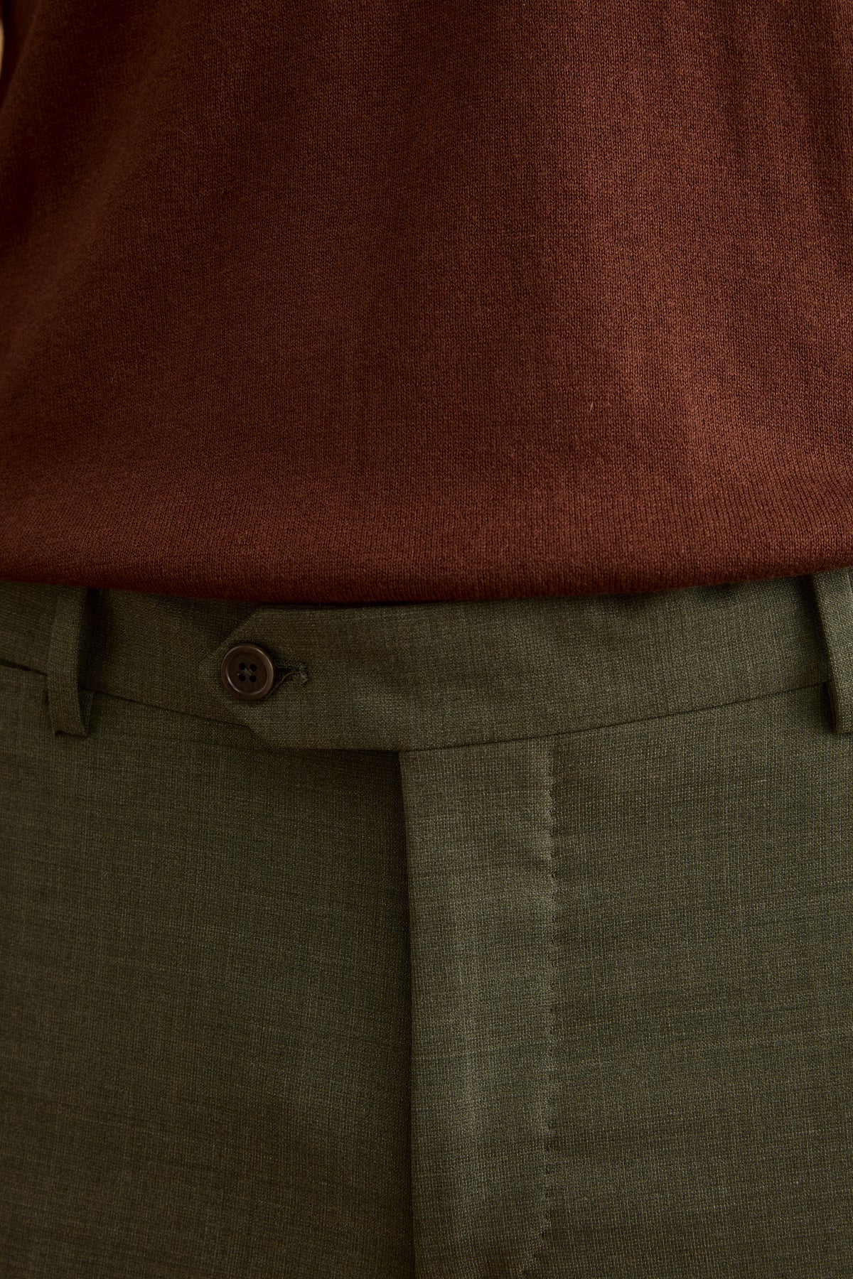 Abito Colorato Monopetto in Lana Vergine Slim Fit - VERDE