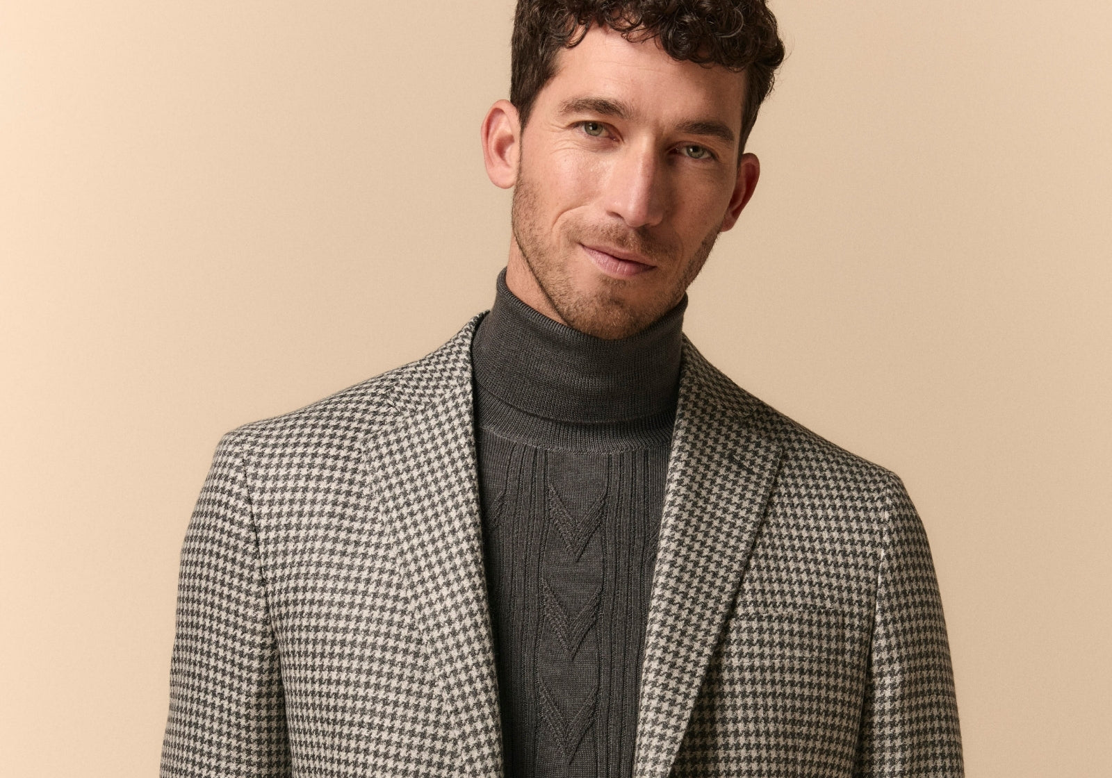 Giacca monopetto da uomo in fantasia