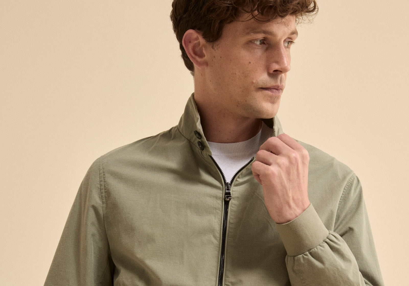 Bomber da uomo in tessuto