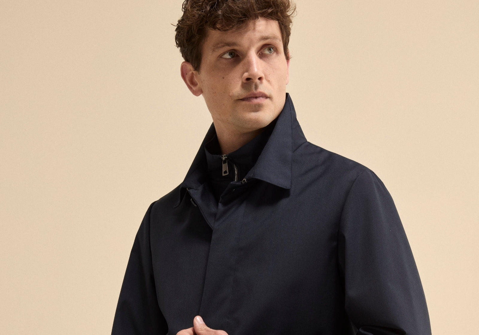 Impermeabile da uomo con gilet