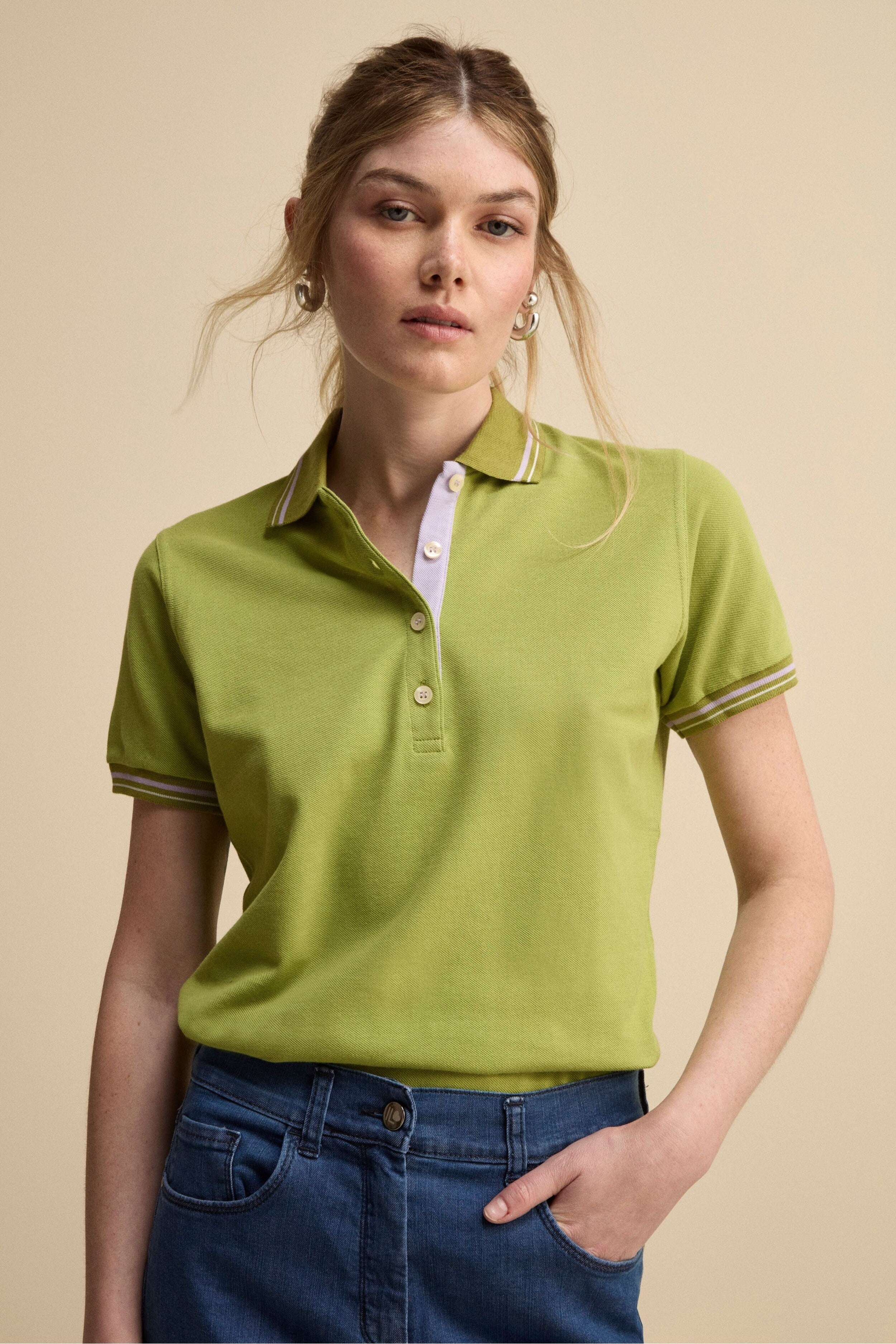 Polo Mezza Manica in Cotone Piquet - ACIDO