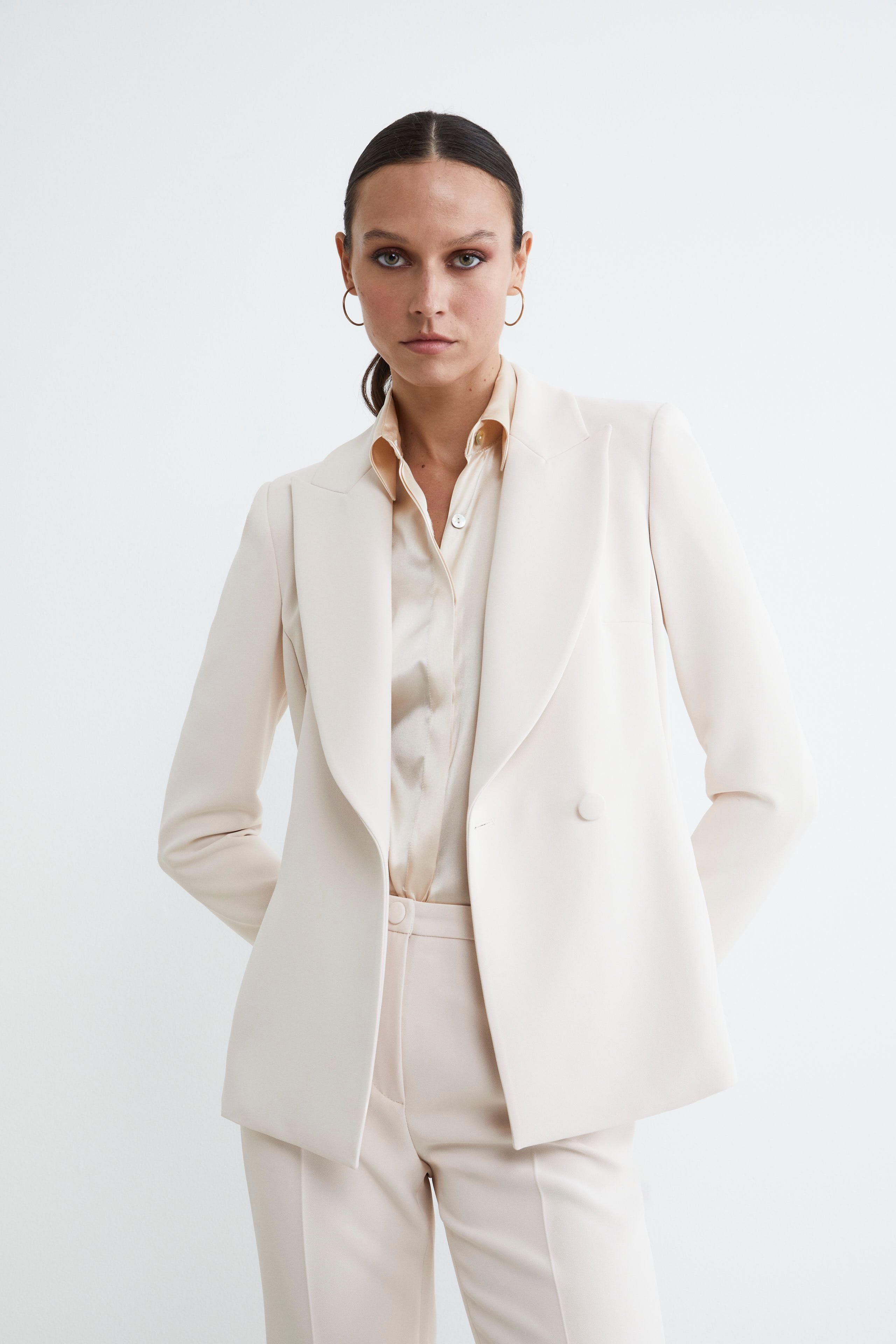 Blazer doppiopetto - AVORIO