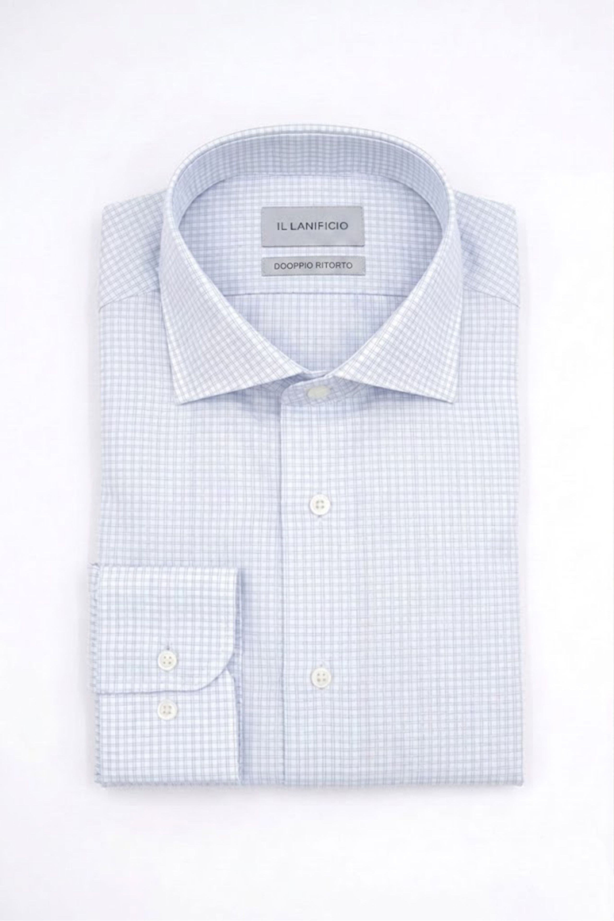 Camicia Uomo Regular Collo Francese - BIANCO OPERATO