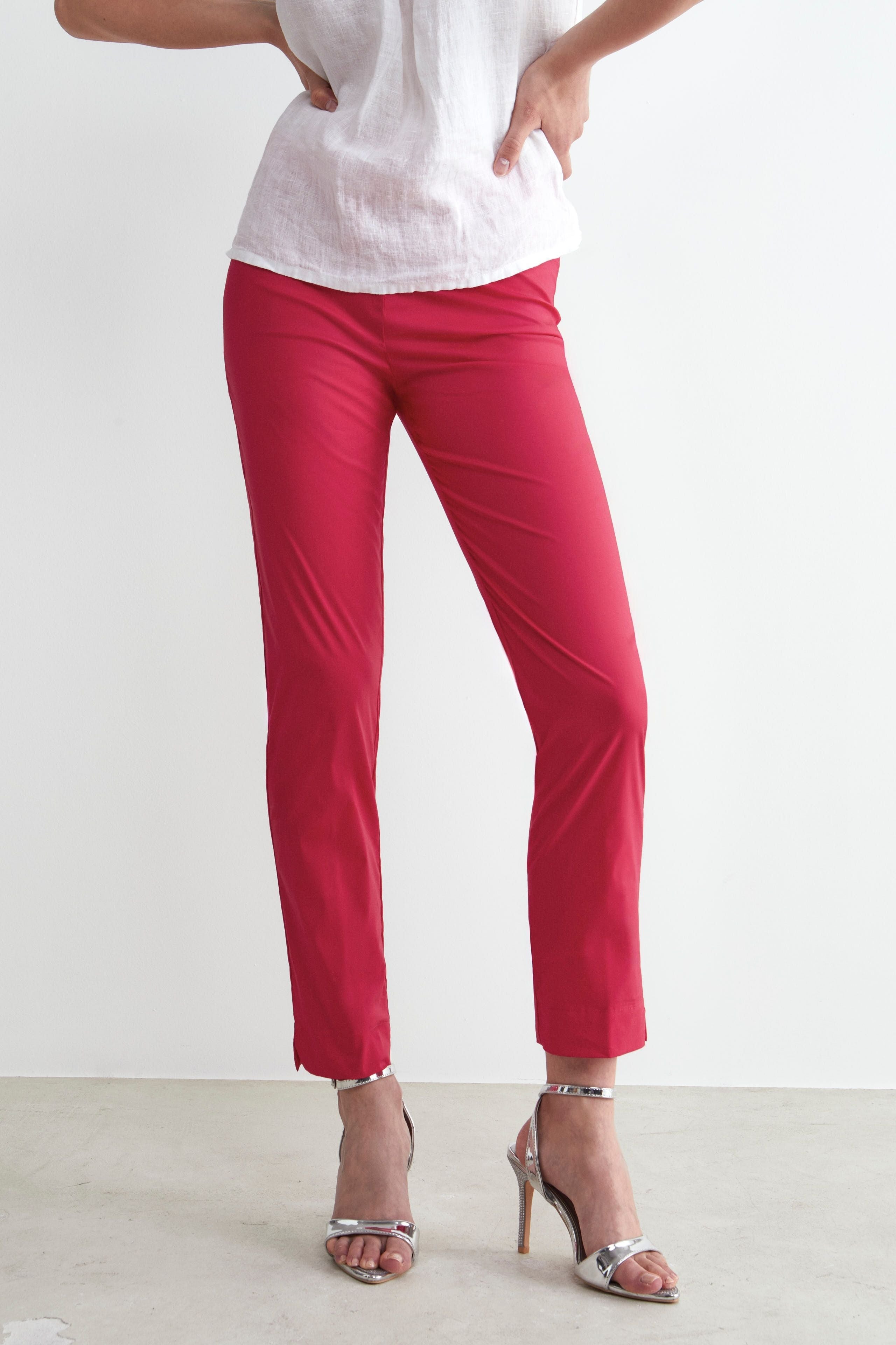 Modello Capri Donna Pantaloni Capri Vita Alta Capri Pantaloni