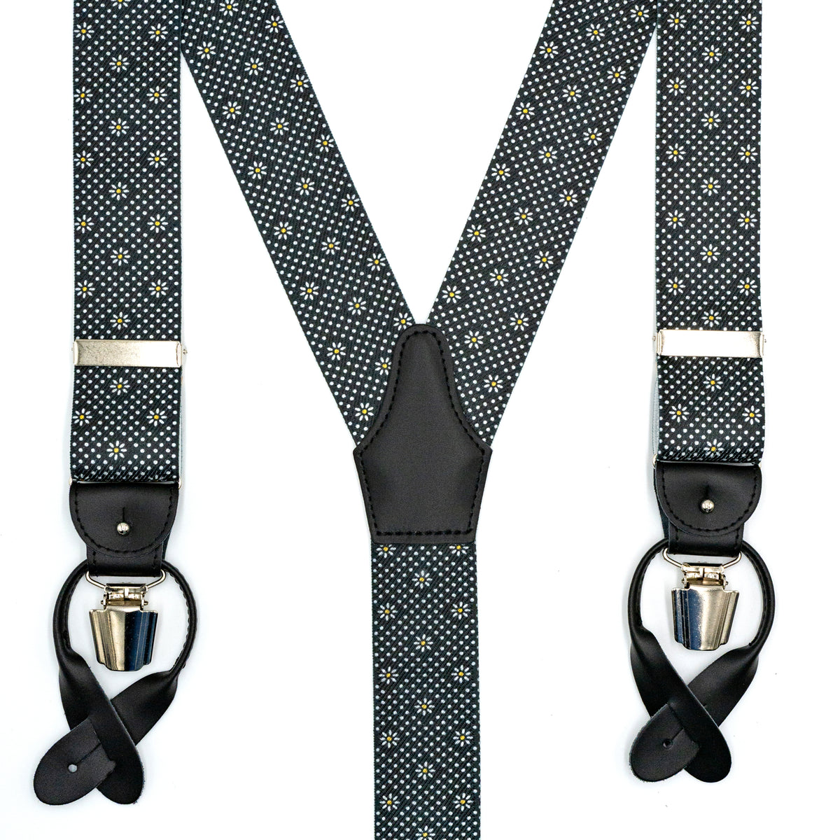 N.1 Le Bretelle Feschen 4 Clip ABC Extra Spesse Larghe 35 Mm, "old School - Foto 8