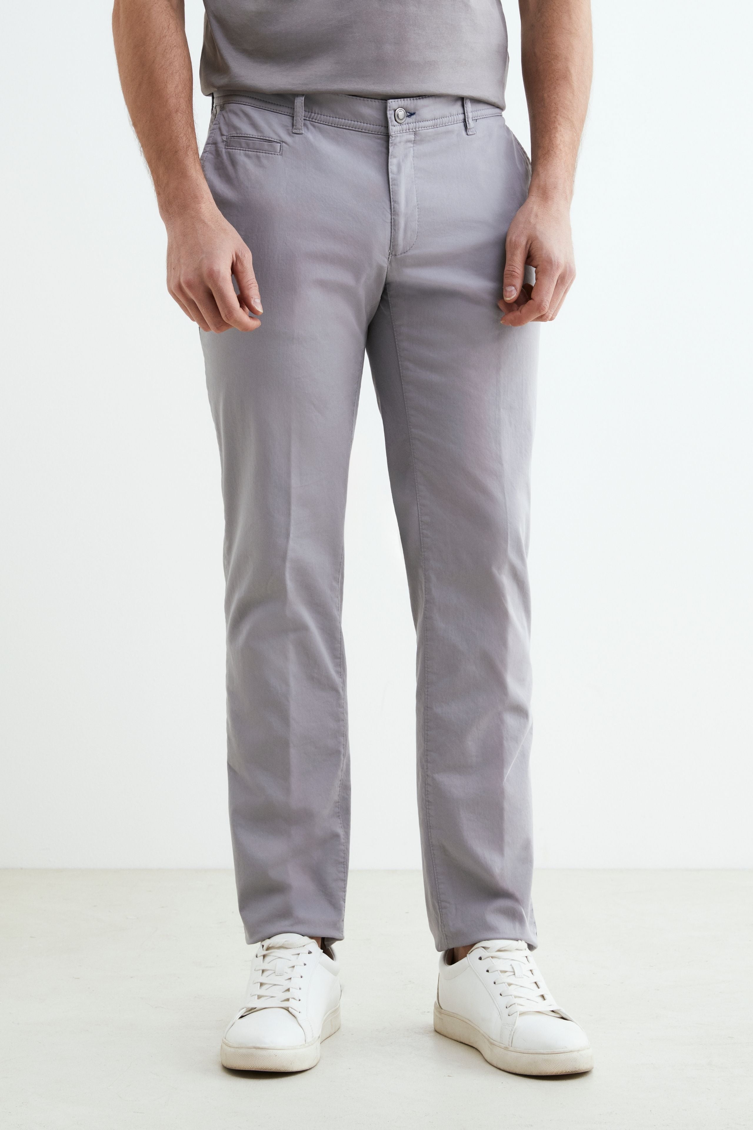 Pantalone uomo in cotone - GRIGIO