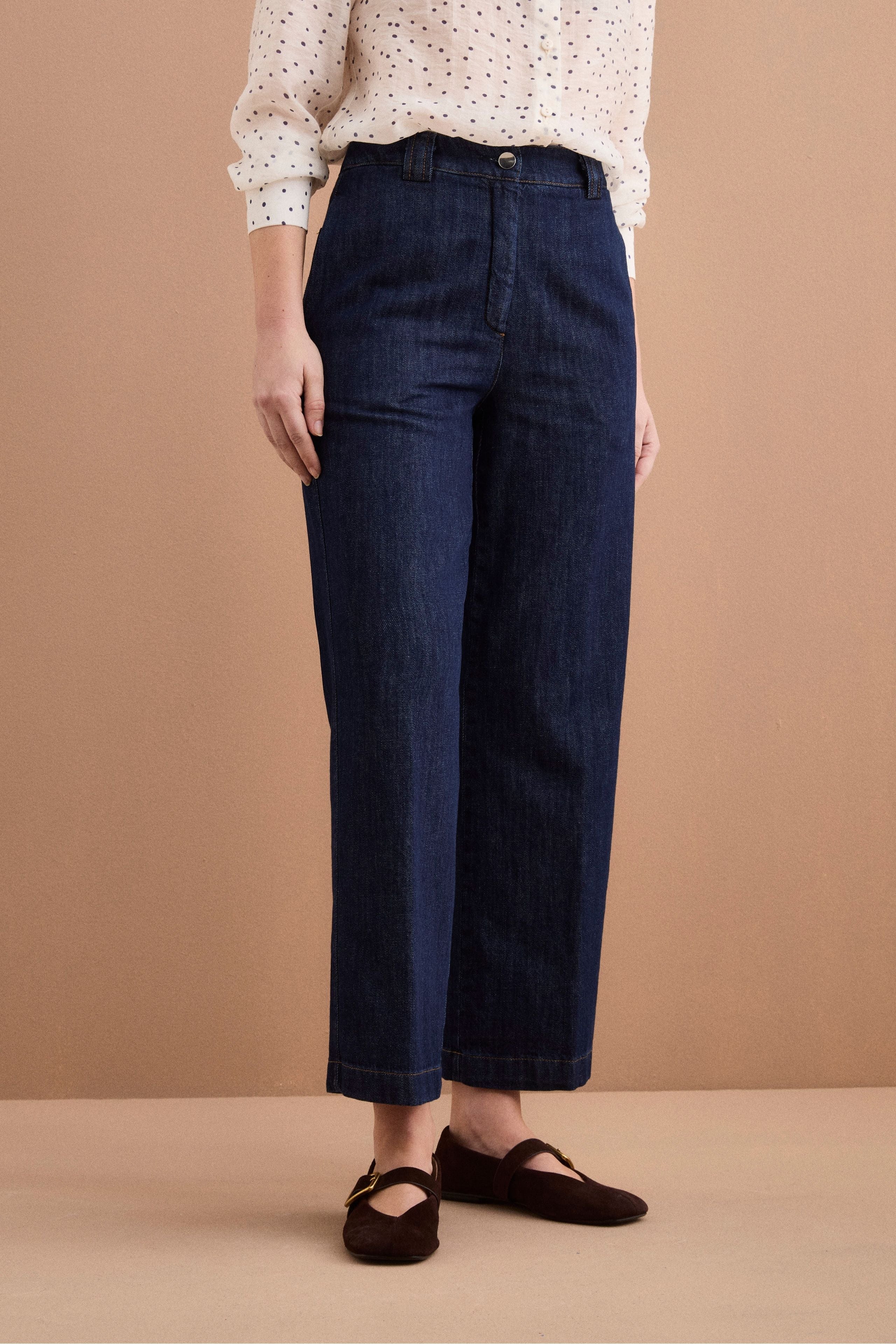 Jeans Straight in Cotone - DENIM