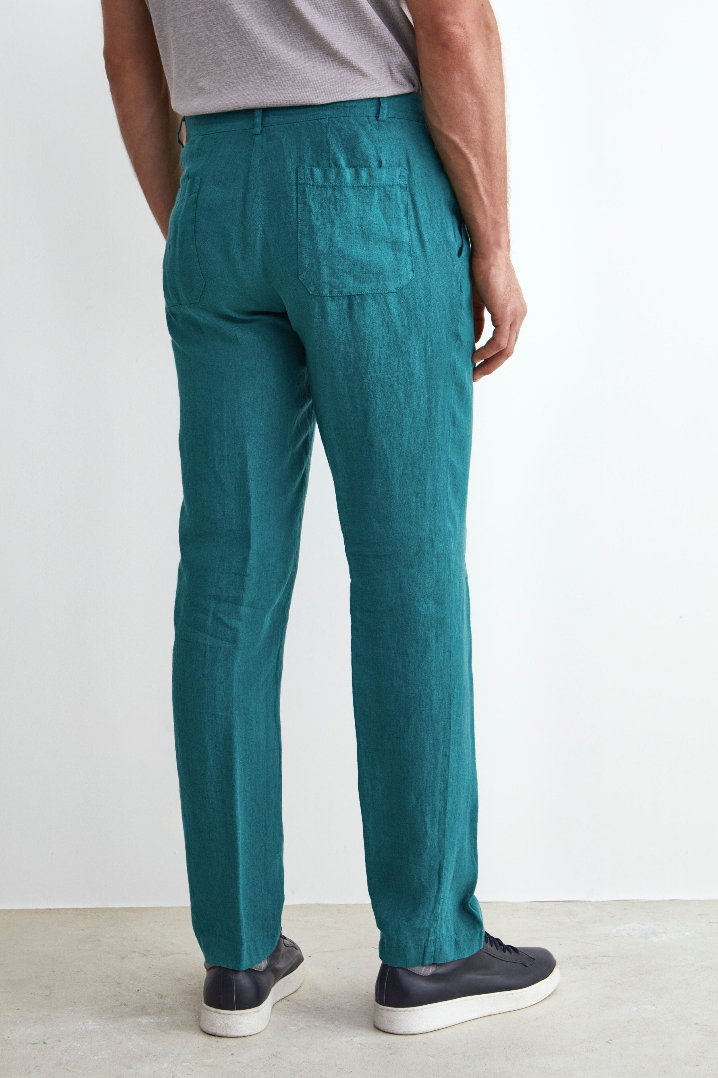 Pantalone in Lino - VERDE