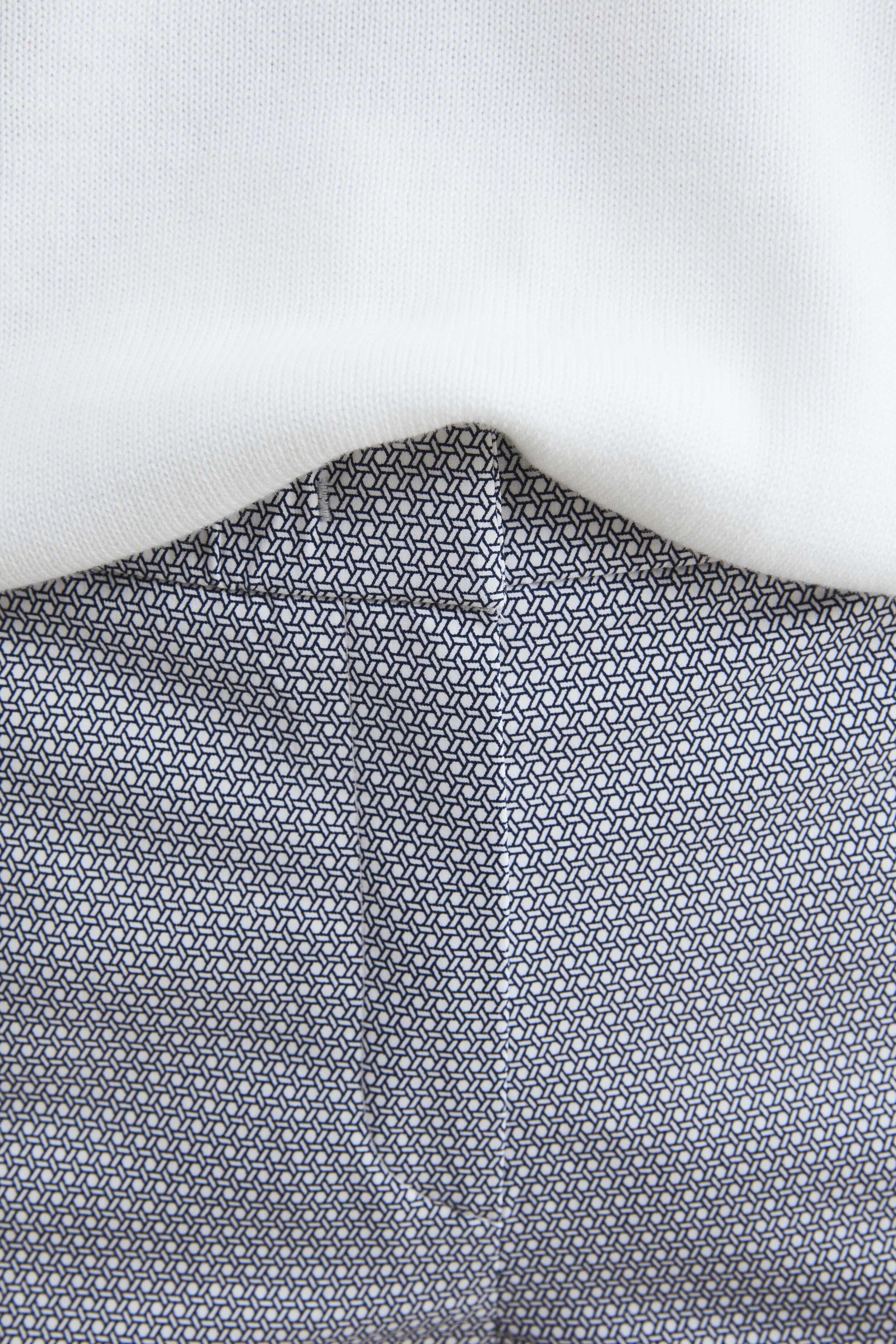 Pantaloni fantasia blu - BLU MICROEFFETTO