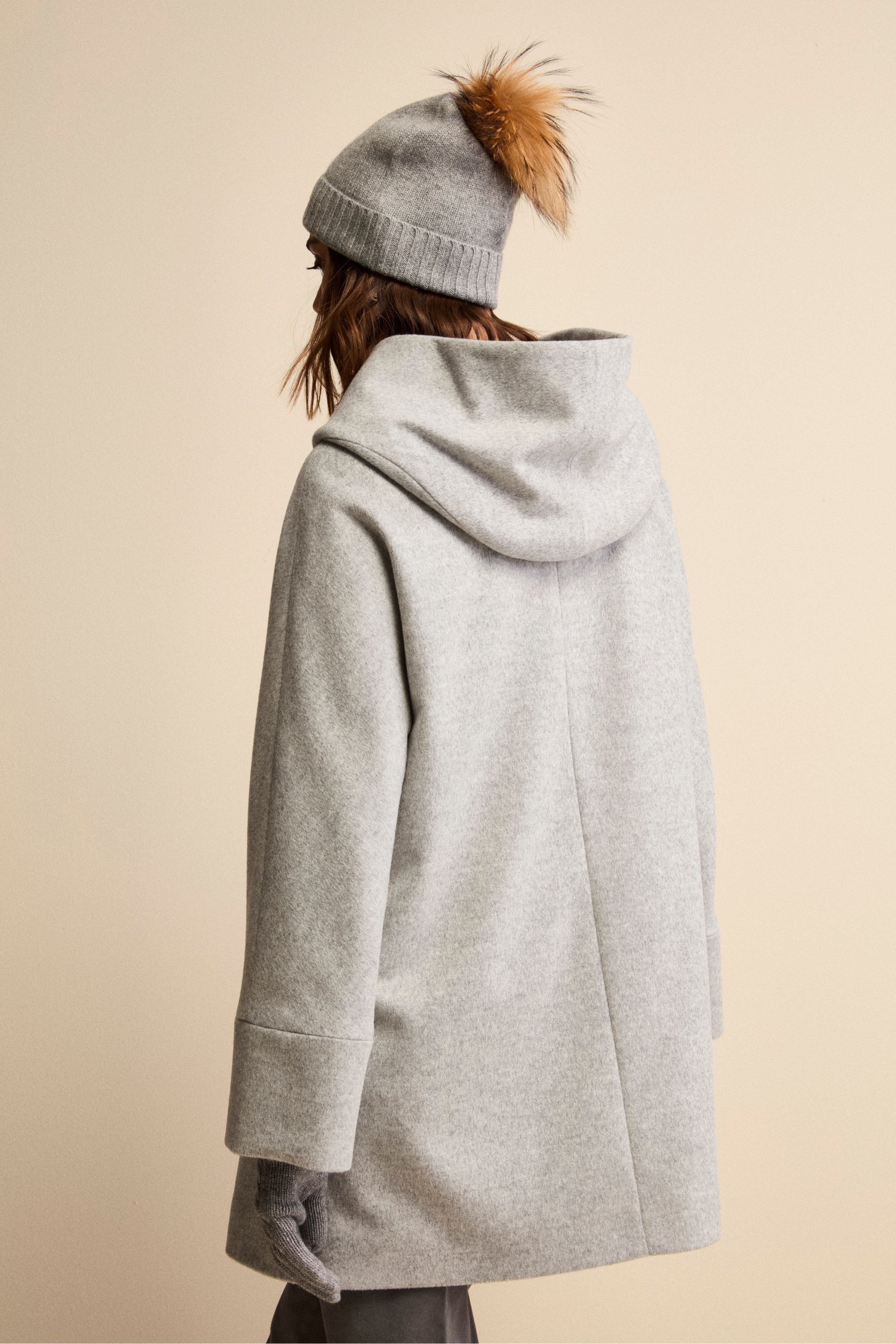 Cappotto corto in lana e cashmere - PERLA